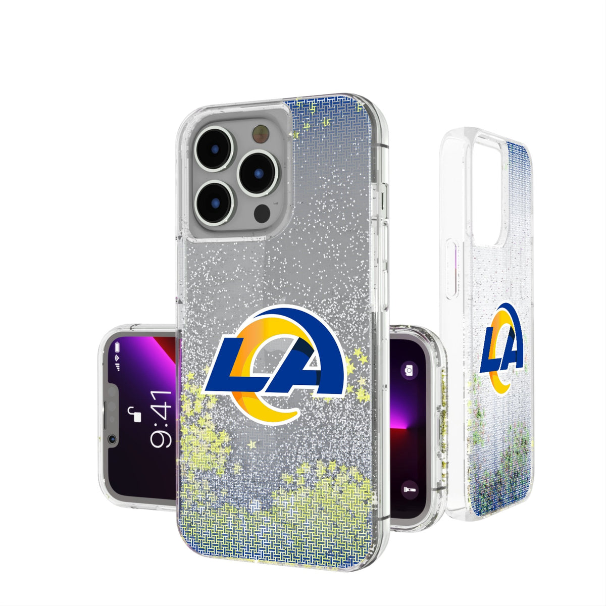 Los Angeles Rams Linen Glitter Phone Case 1