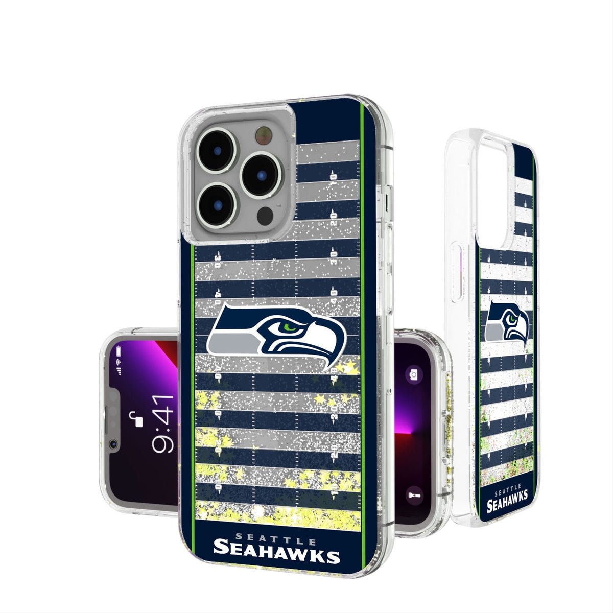 Seattle Seahawks Field Glitter Phone Case