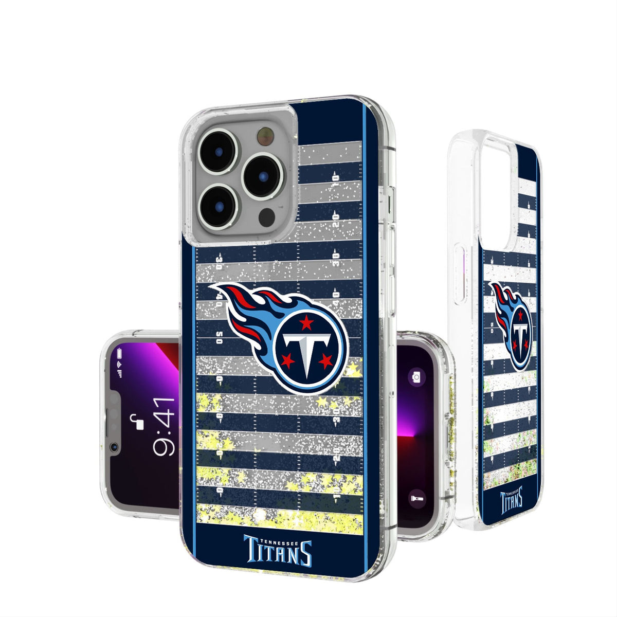 Tennessee Titans Field Glitter Phone Case 1