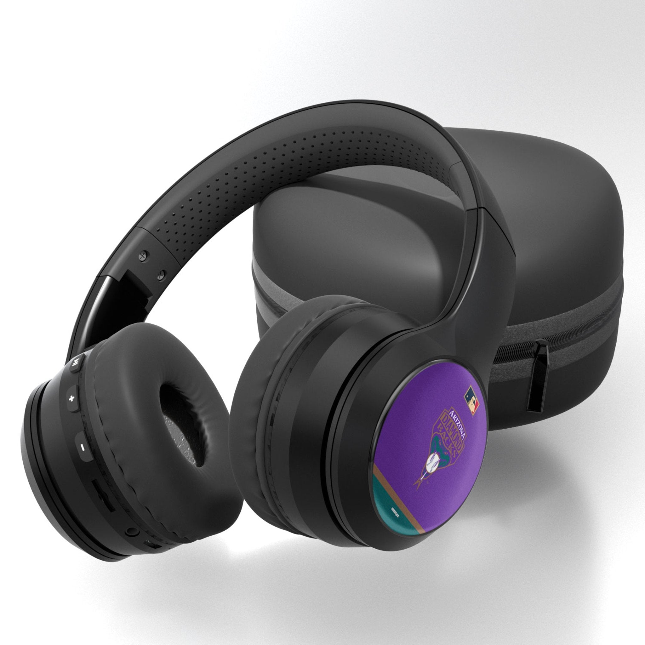 Arizona Diamondbacks 1999-2006 - Cooperstown Collection Stripe Wireless Over-Ear BT Headphones With Case 1