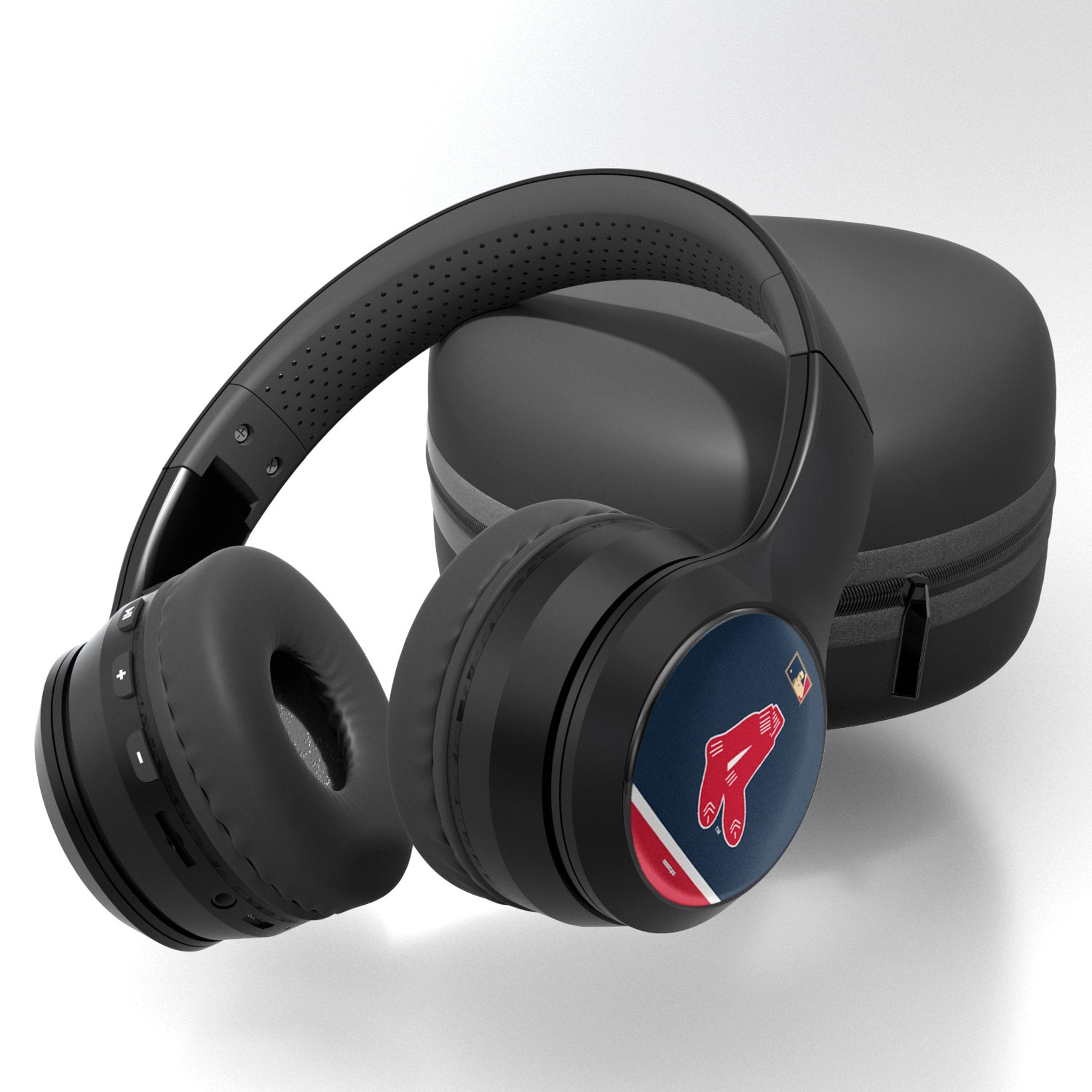 Boston Red Sox 1924-1960 - Cooperstown Collection Stripe Wireless Over-Ear BT Headphones With Case 1