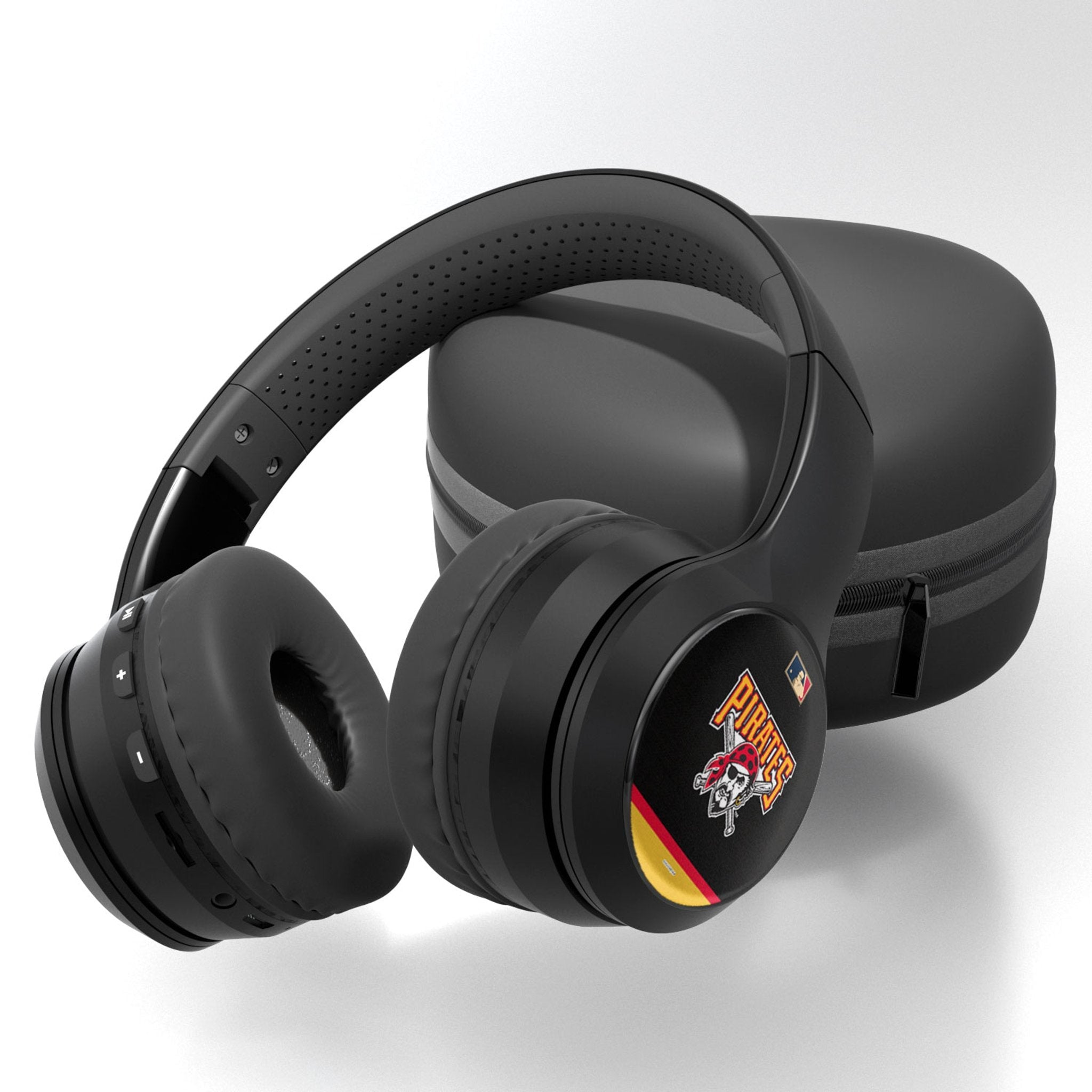 Pittsburgh Pirates 1997-2013 - Cooperstown Collection Stripe Wireless Over-Ear BT Headphones With Case 1