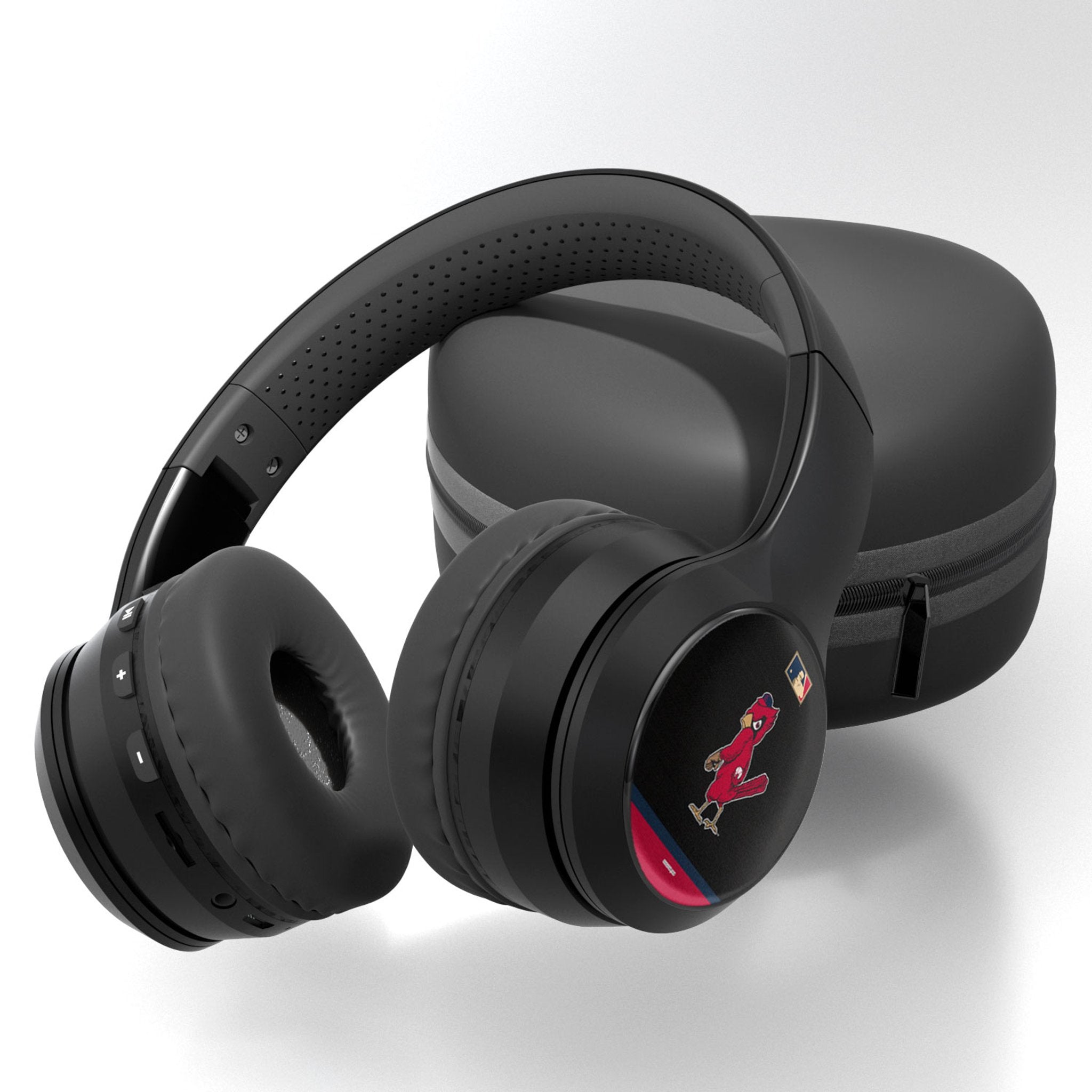 St Louis Cardinals 1950s - Cooperstown Collection Stripe Wireless Over-Ear BT Headphones With Case 1