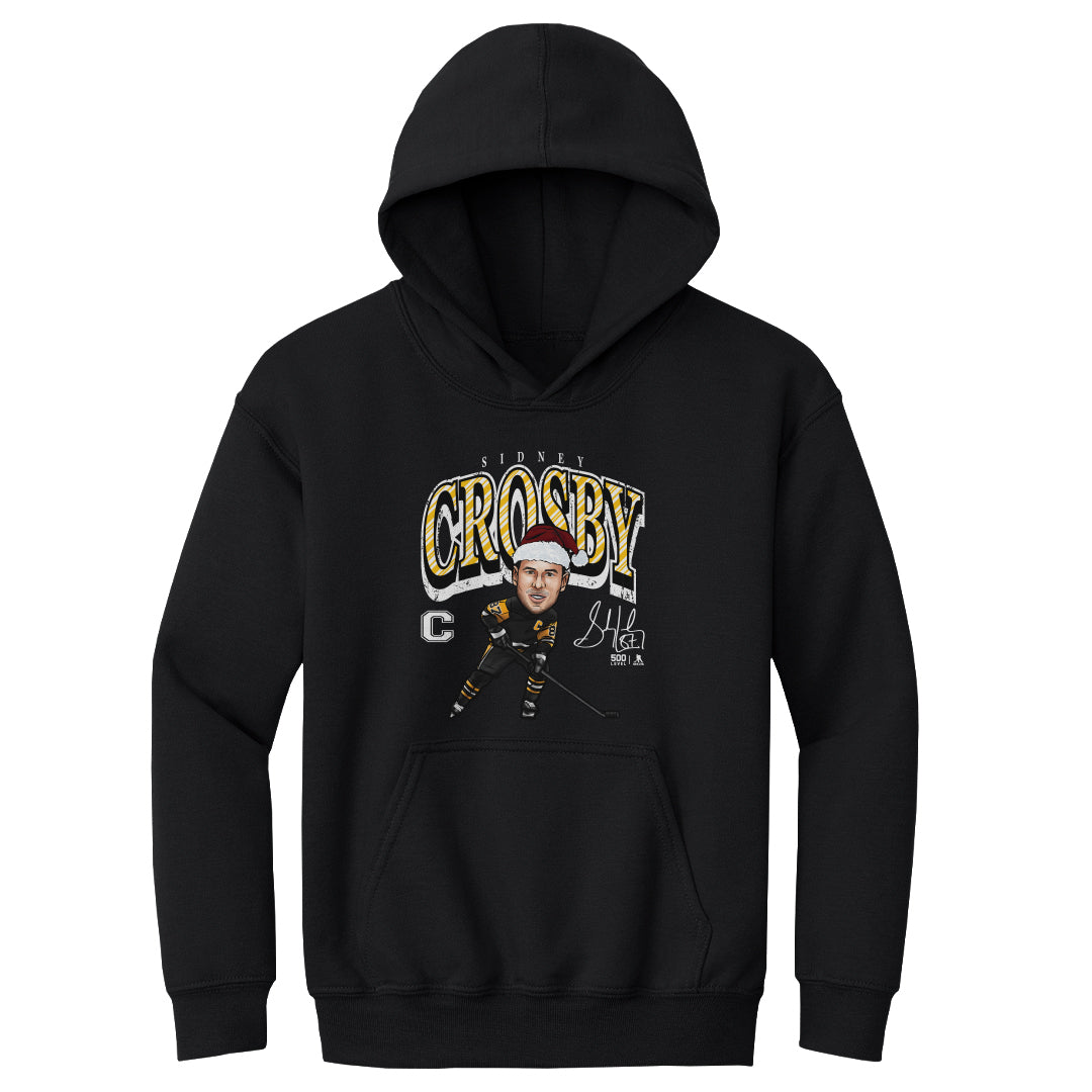 Sidney Crosby Pittsburgh Cartoon Santa Hat