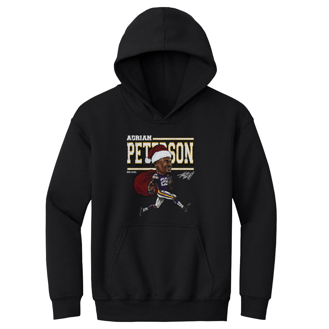 Adrian Peterson Minnesota Cartoon Santa Hat