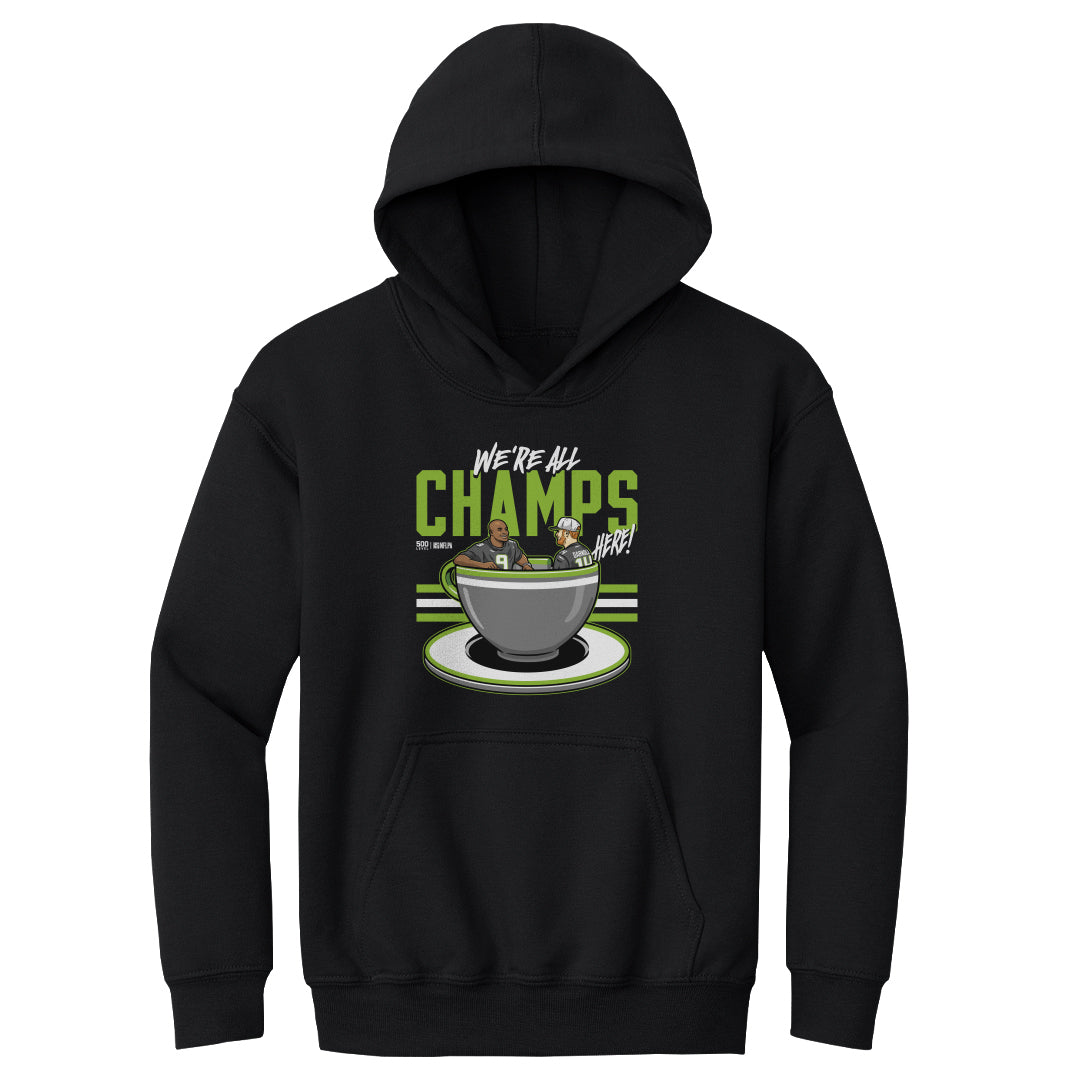 Kenneth Walker III & Sam Darnold Seattle Tea Cup 1
