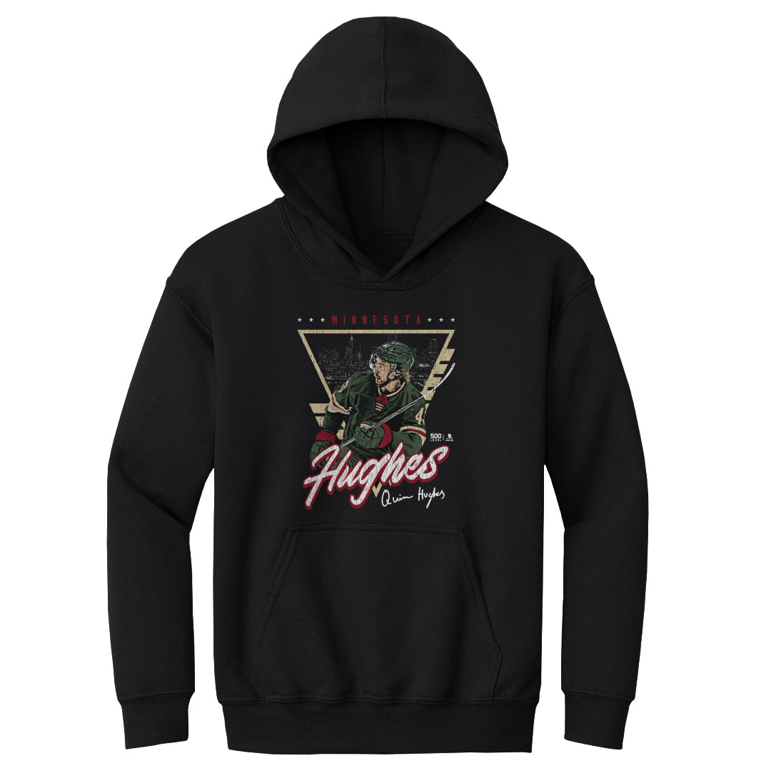 Quinn Hughes Minnesota Triangle Retro
