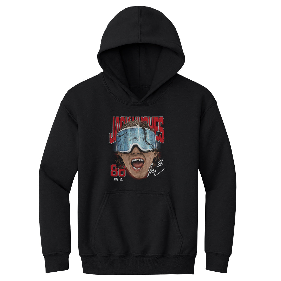 Jack Hughes New Jersey Goggles