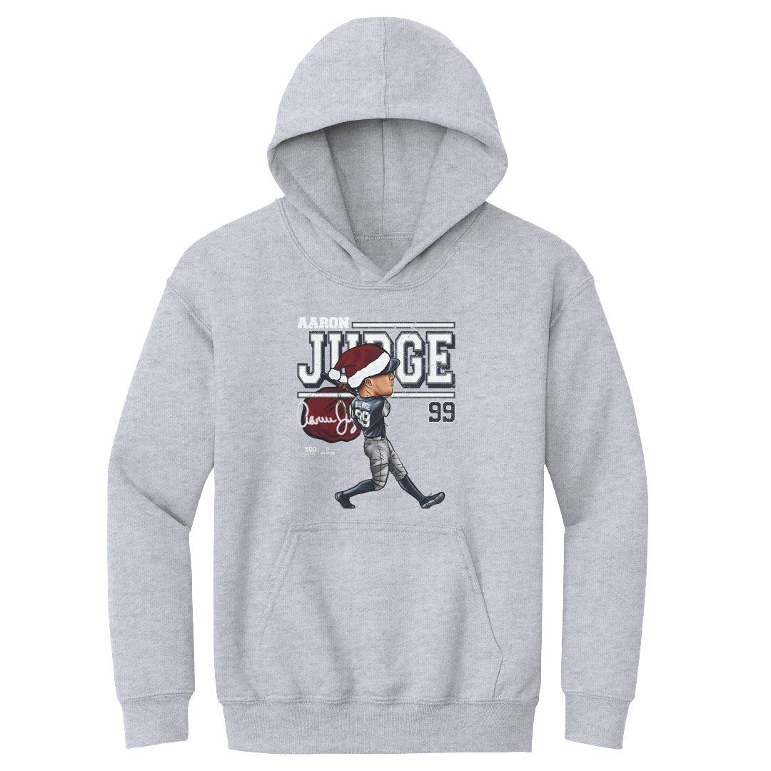 Aaron Judge New York Y Cartoon Santa Hat