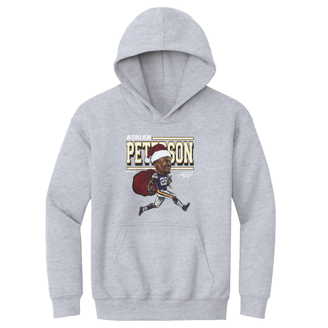 Adrian Peterson Minnesota Cartoon Santa Hat