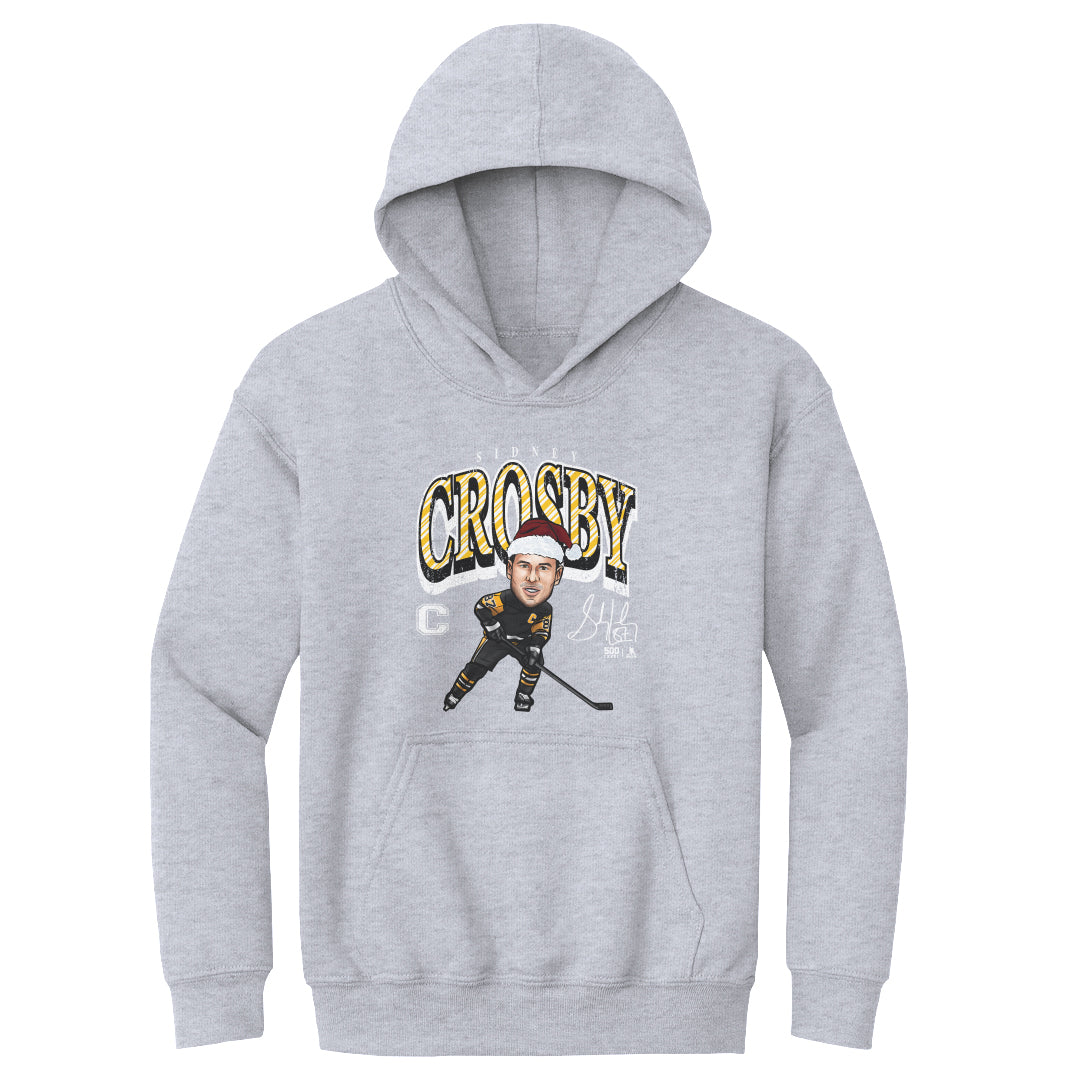 Sidney Crosby Pittsburgh Cartoon Santa Hat