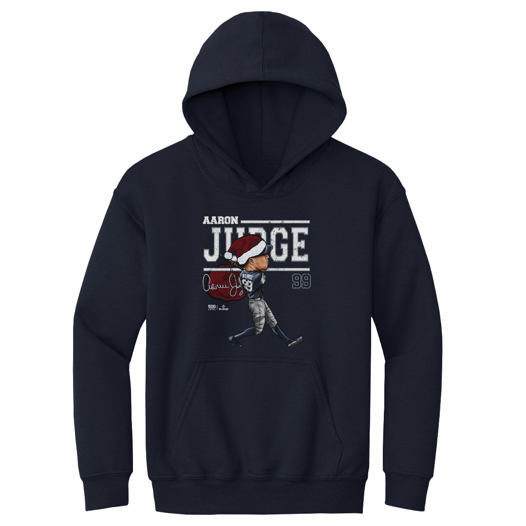Aaron Judge New York Y Cartoon Santa Hat