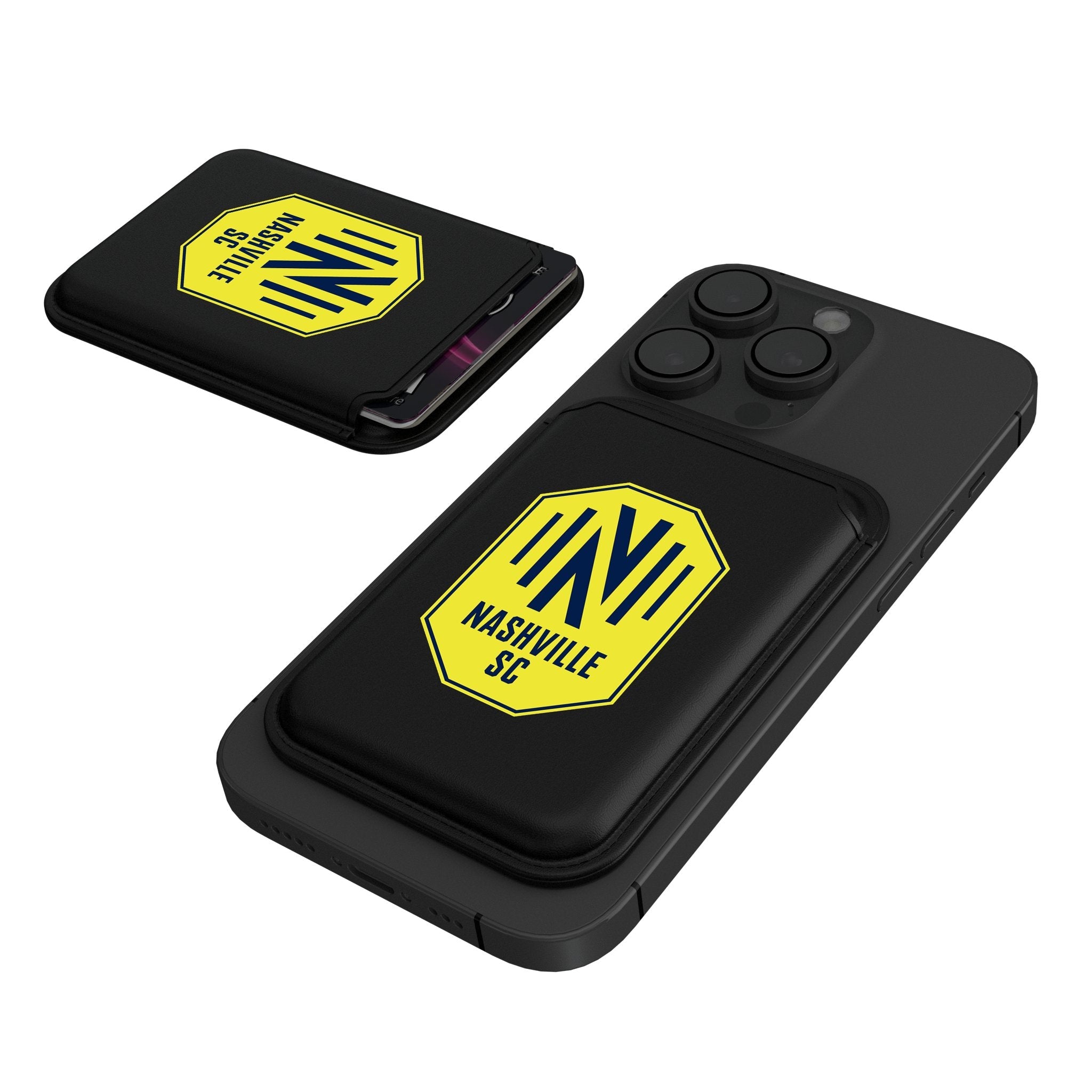Nashville SC Insignia Black Magnetic Credit Card Wallet