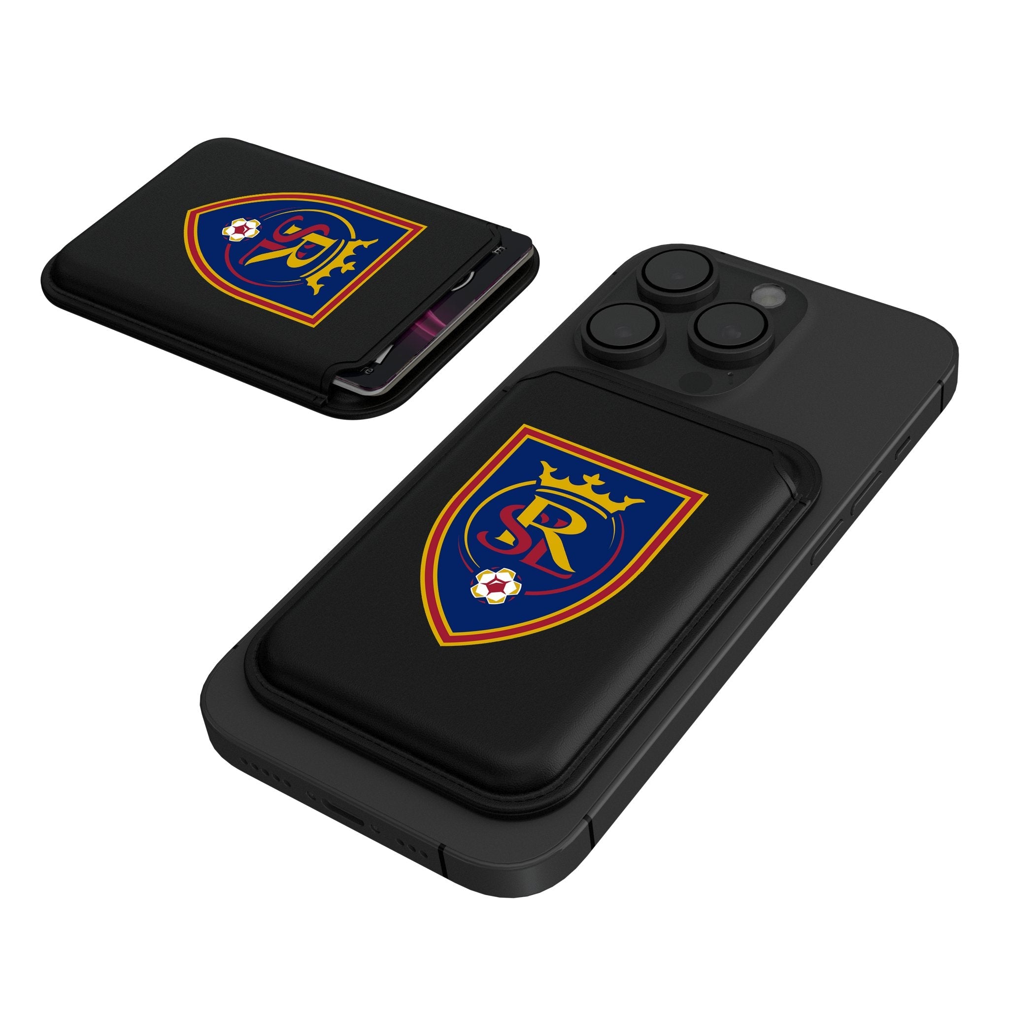 Real Salt Lake Insignia Black Magnetic Credit Card Wallet 1