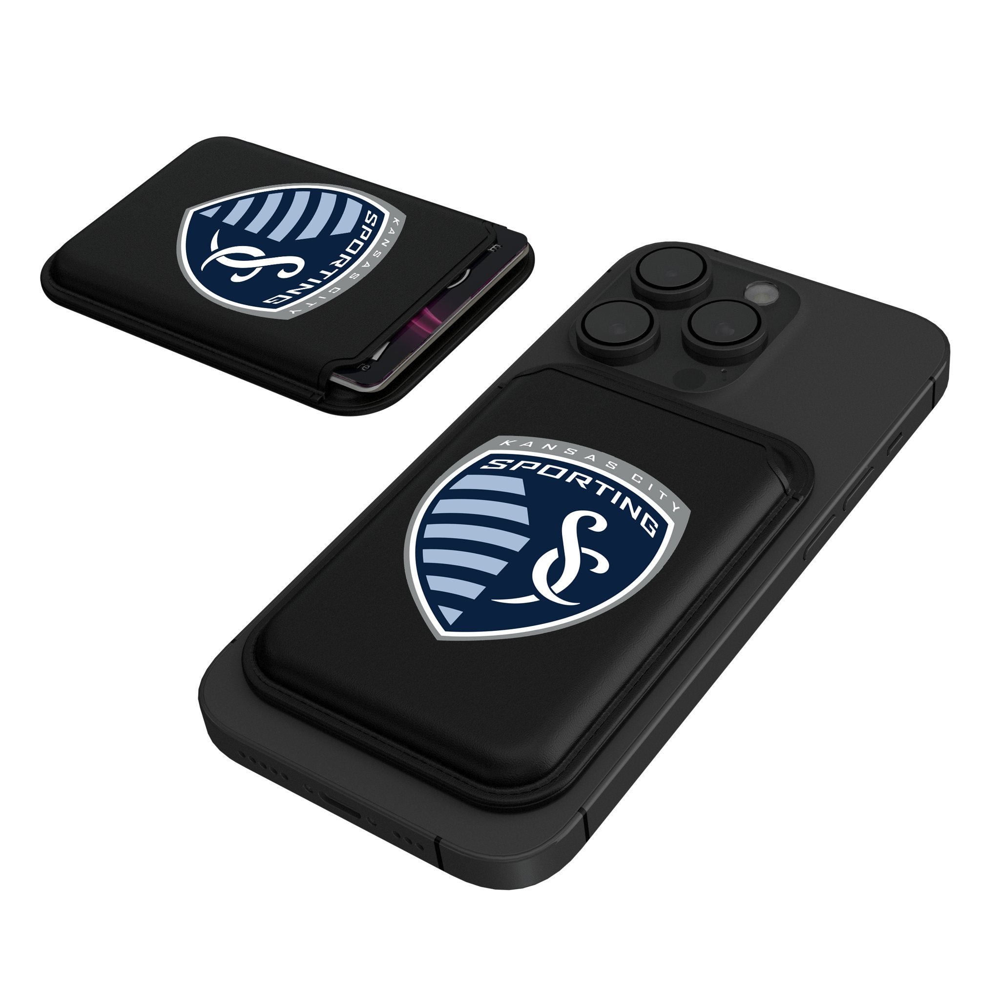 Sporting Kansas City Insignia Black Magnetic Credit Card Wallet