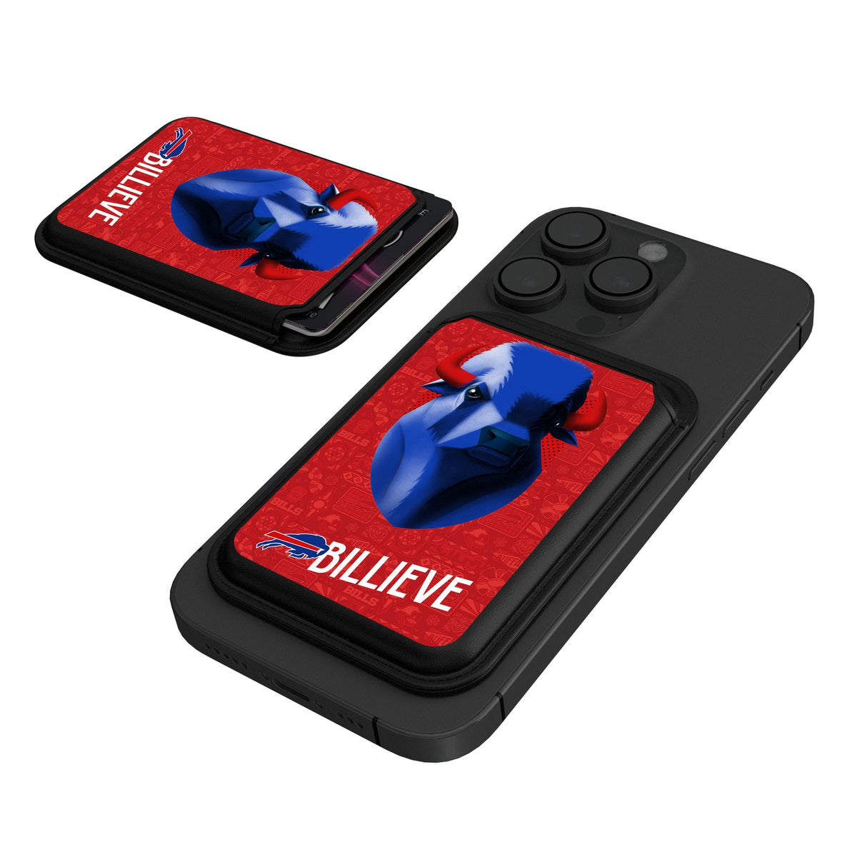 Buffalo Bills 2024 Edition Black Magnetic Credit Card Wallet