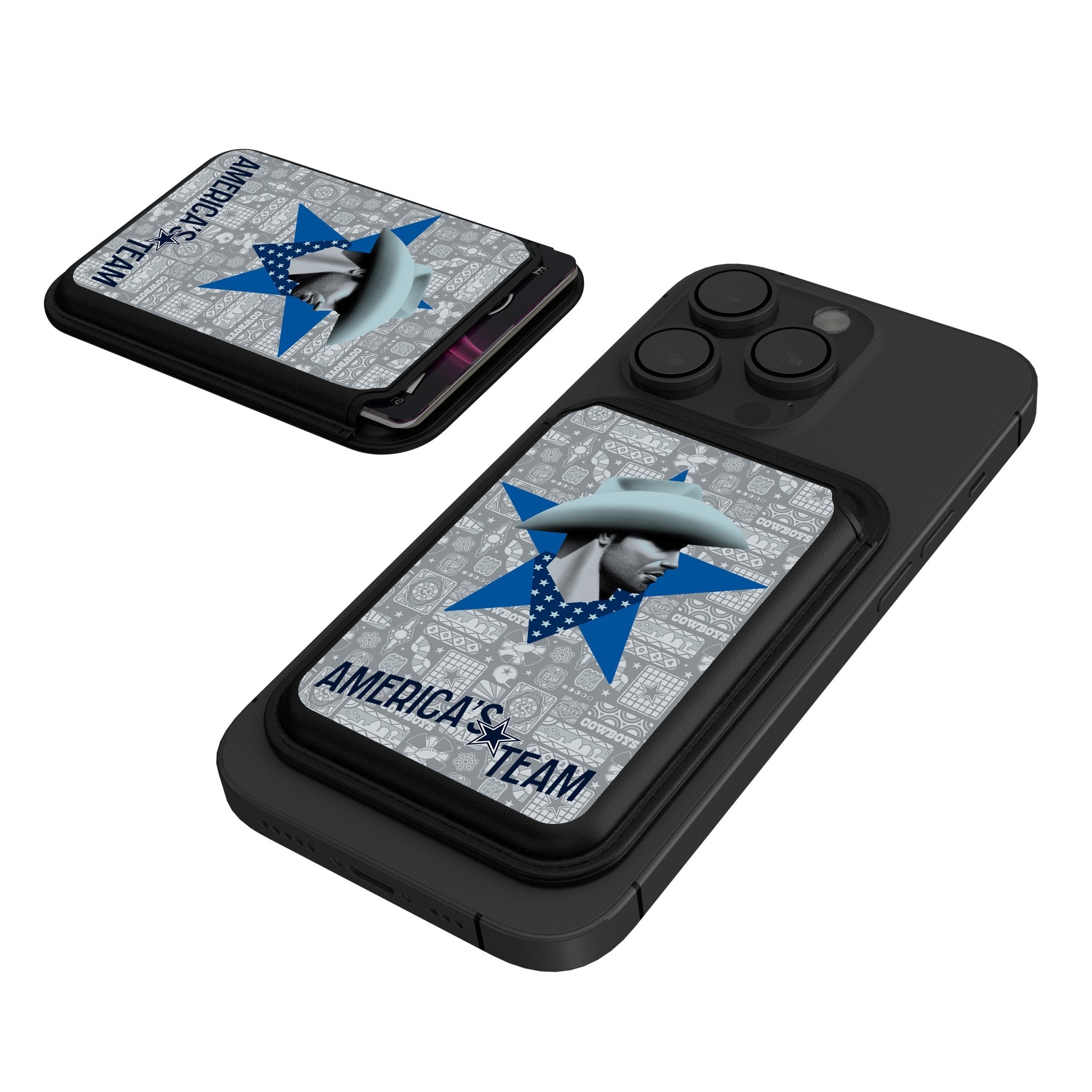 Dallas Cowboys 2024 Edition Black Magnetic Credit Card Wallet