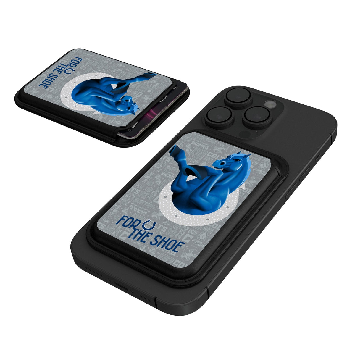 Indianapolis Colts 2024 Edition Black Magnetic Credit Card Wallet 1