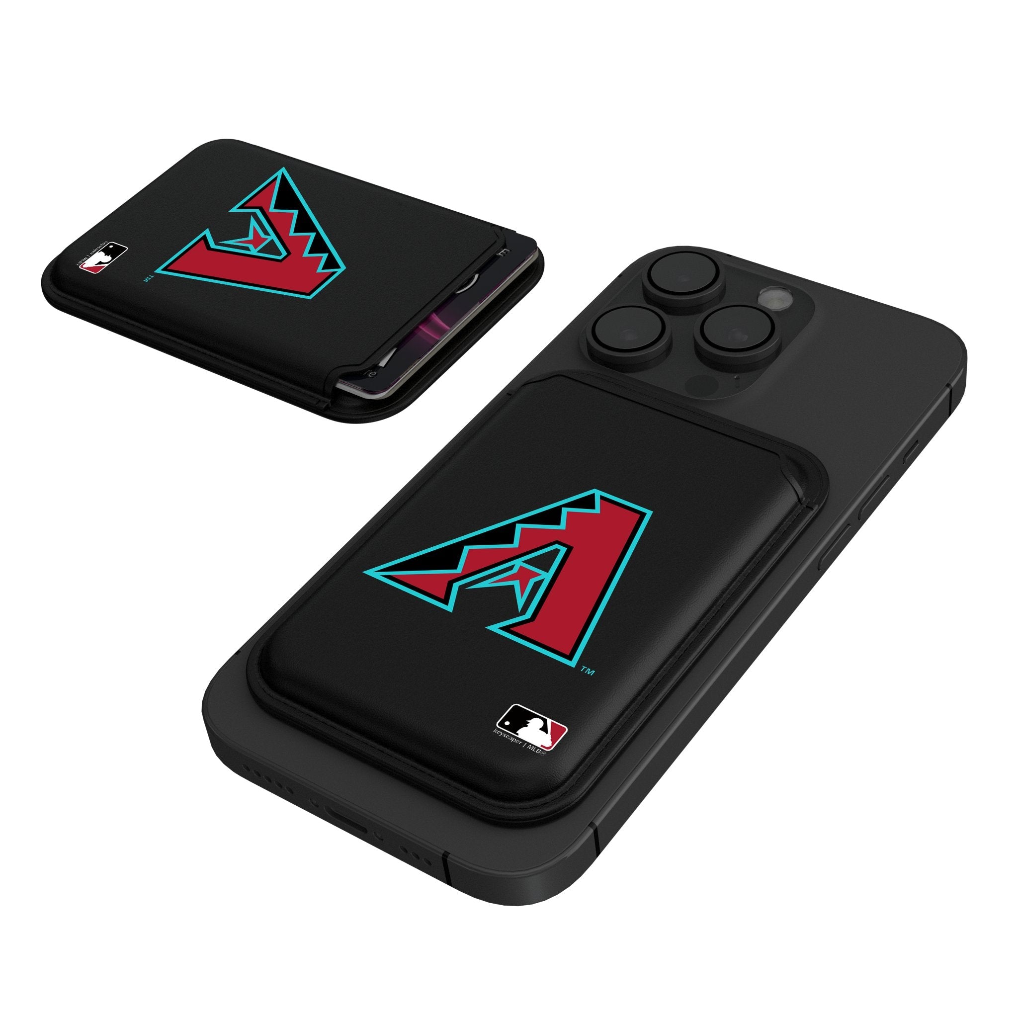 Arizona Diamondbacks Insignia Black Magnetic Credit Card Wallet