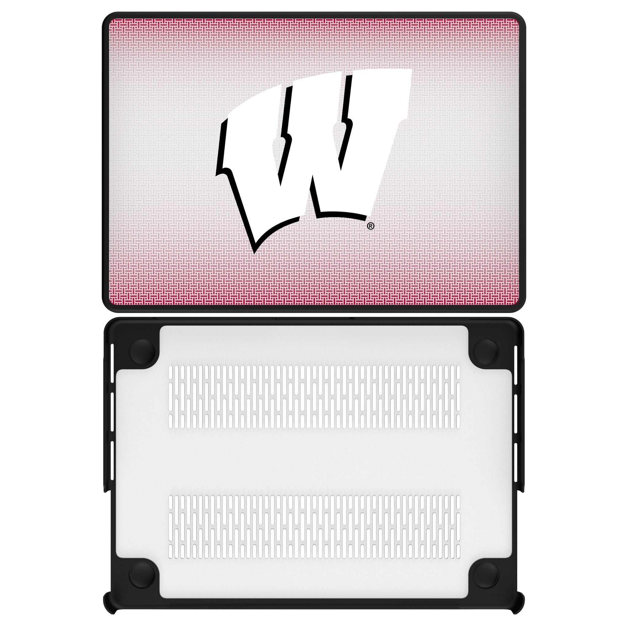 University of Wisconsin Badgers Linen Laptop Case for Apple MacBook