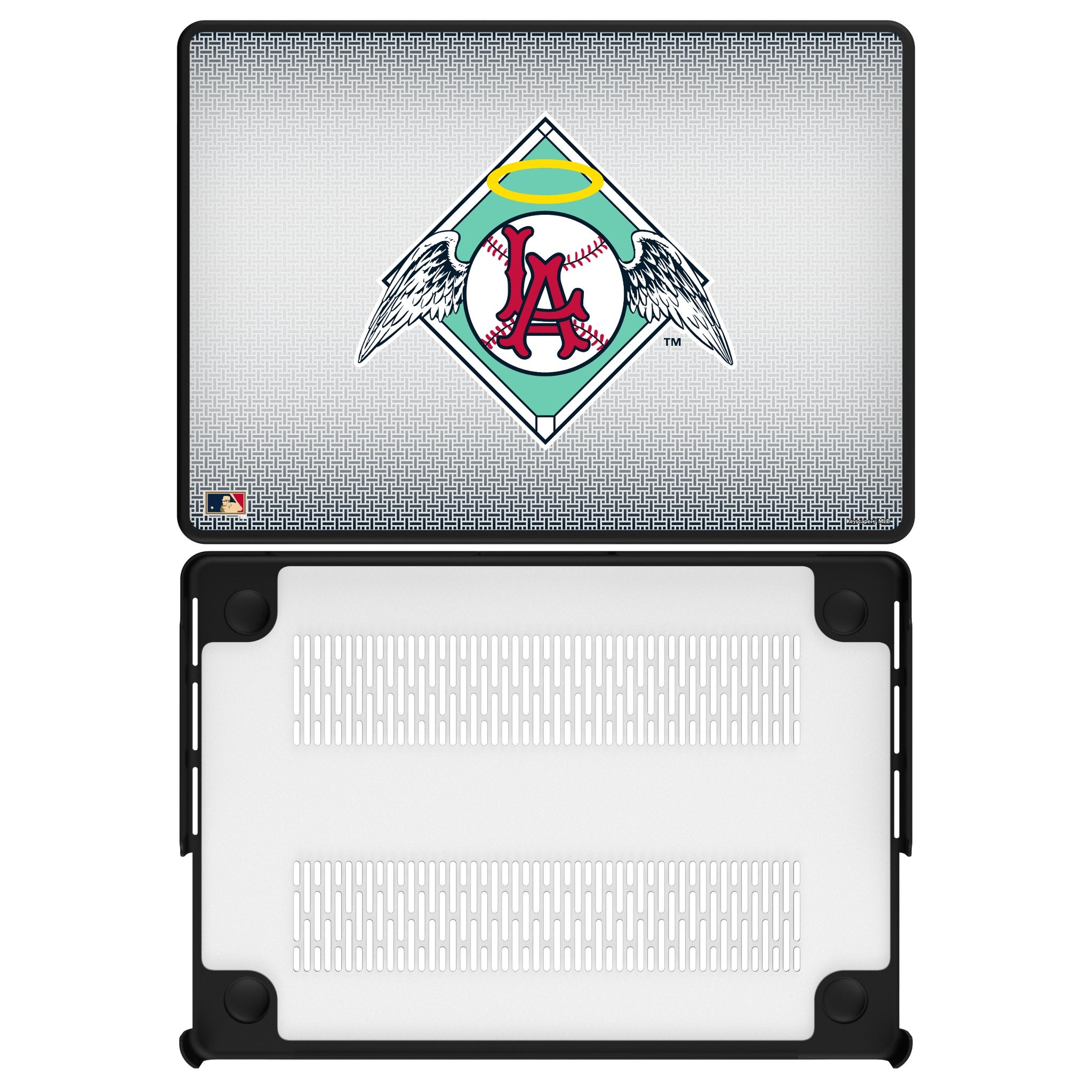 LA Angels 1961-1965 - Cooperstown Collection Linen Laptop Case for Apple MacBook 1