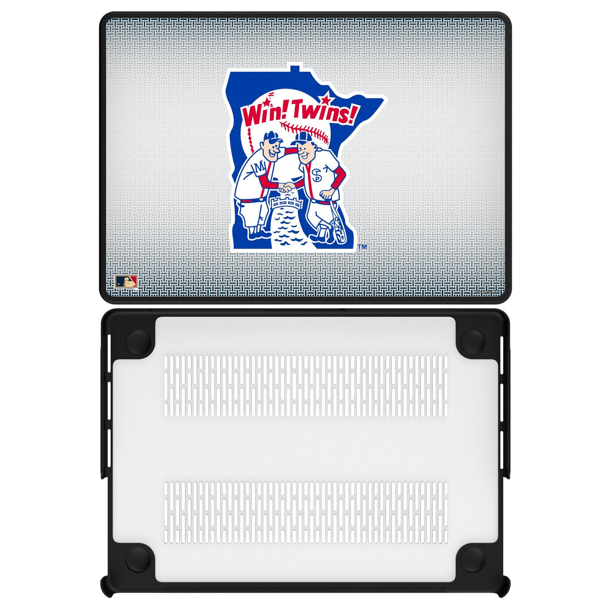 Minnesota Twins 1976-1986 - Cooperstown Collection Linen Laptop Case for Apple MacBook