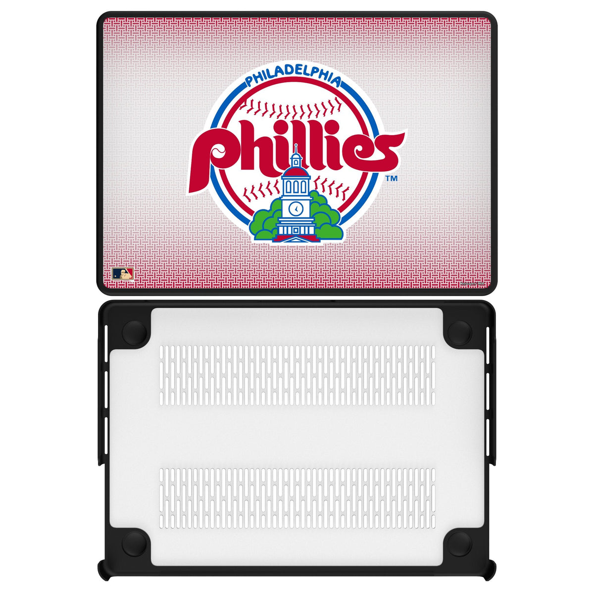 Philadelphia Phillies 1984-1991 - Cooperstown Collection Linen Laptop Case for Apple MacBook