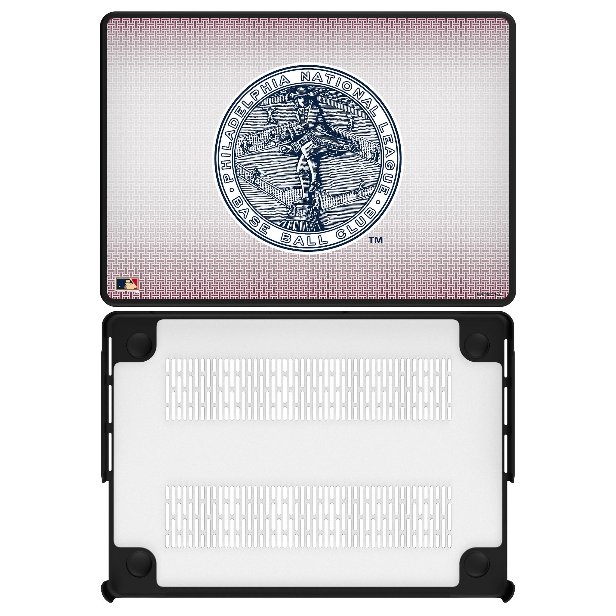 Philadelphia Phillies 1915-1943 - Cooperstown Collection Linen Laptop Case for Apple MacBook 1