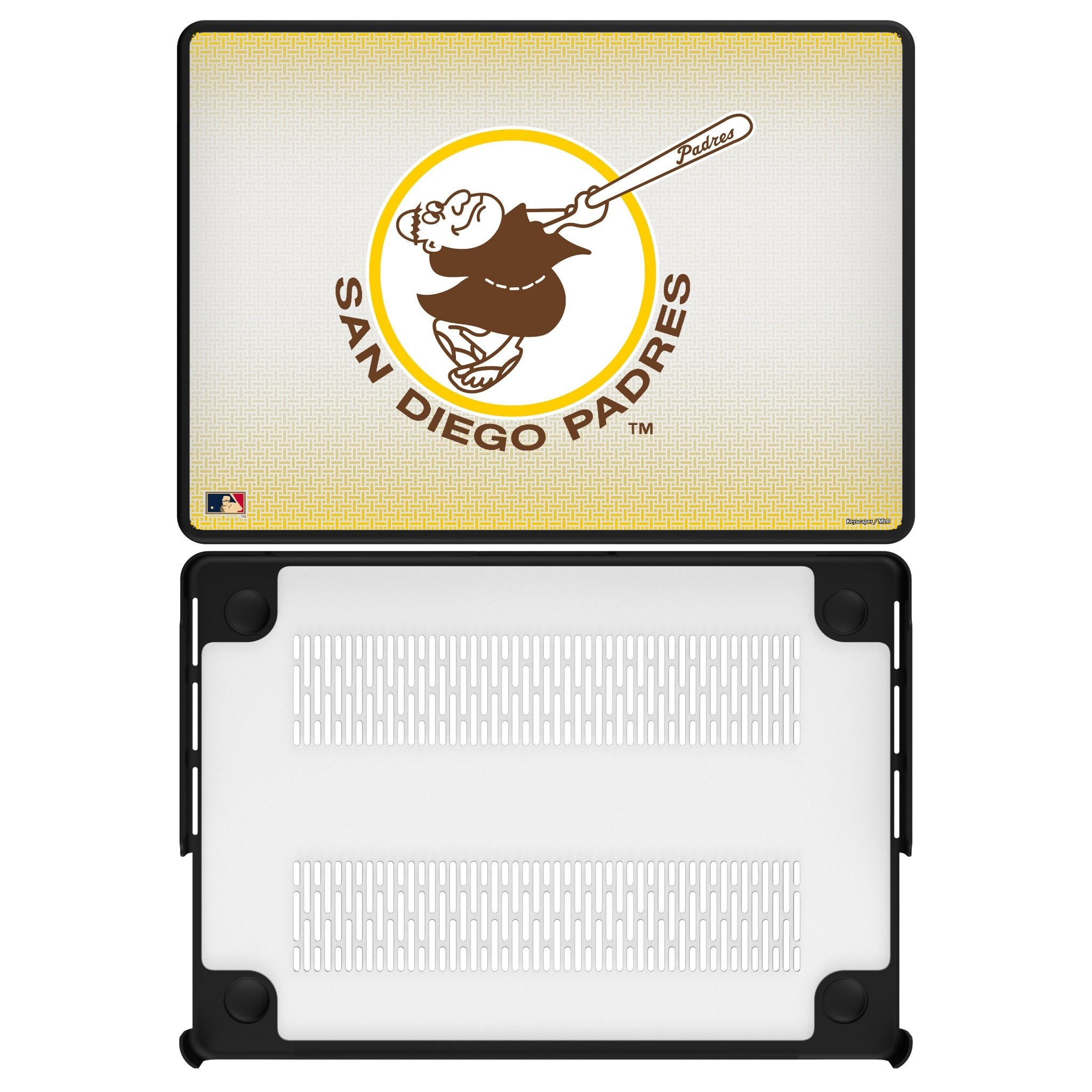 San Diego Padres 1969-1984 - Cooperstown Collection Linen Laptop Case for Apple MacBook 1