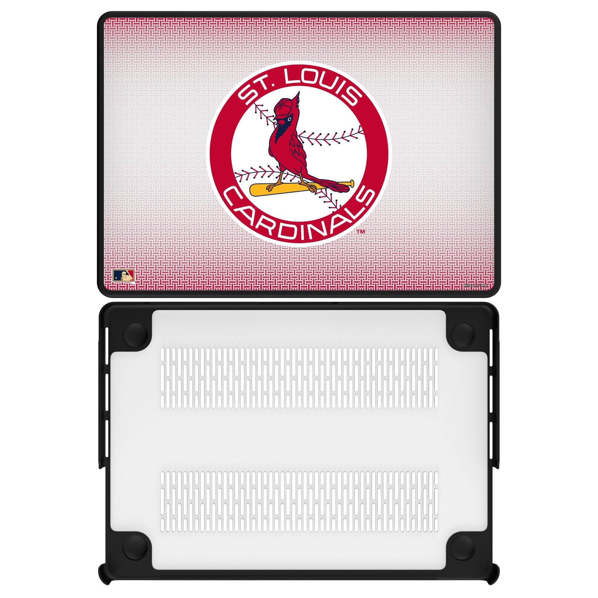 St Louis Cardinals 1966-1997 - Cooperstown Collection Linen Laptop Case for Apple MacBook 1