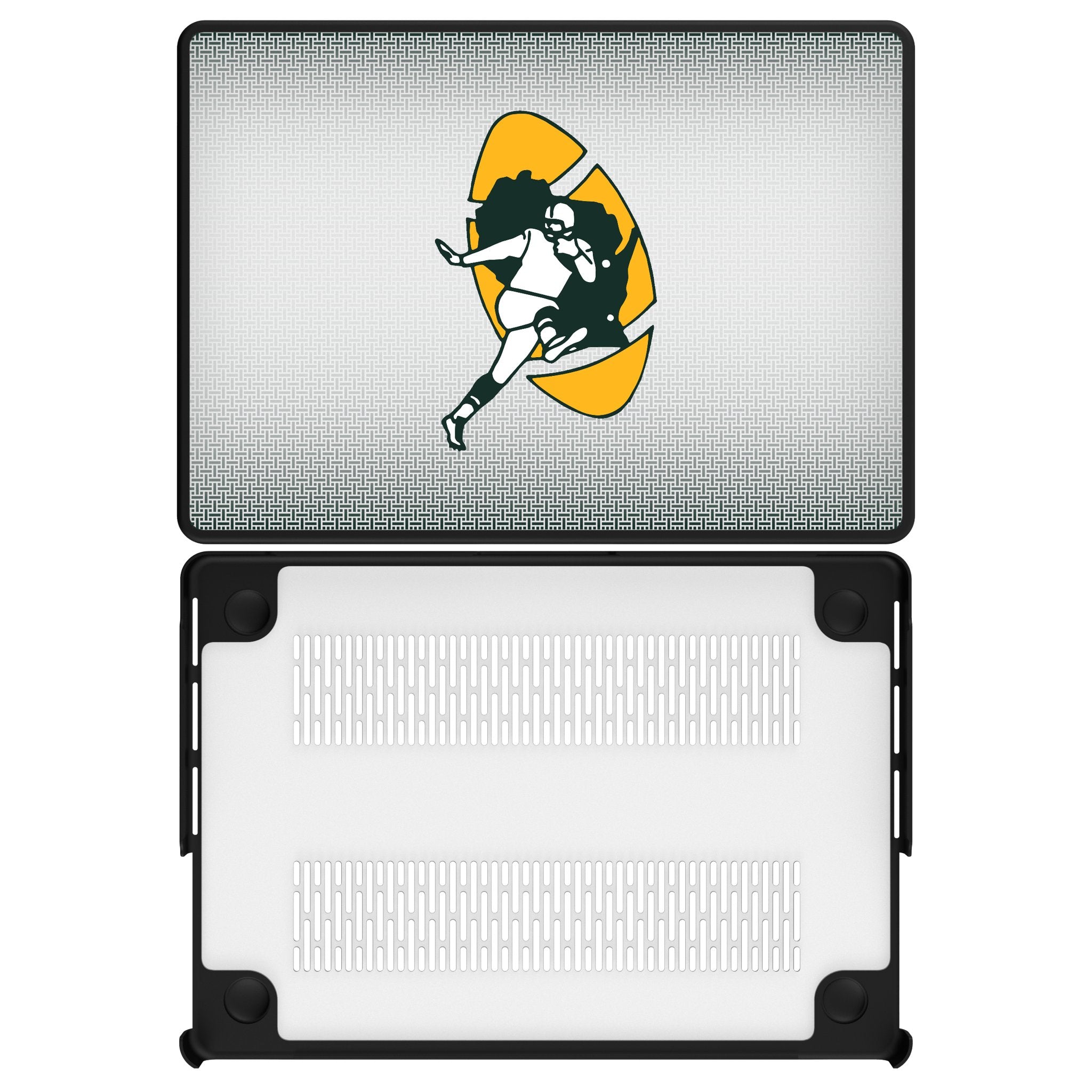 Green Bay Packers Historic Collection Linen Laptop Case for Apple MacBook 1