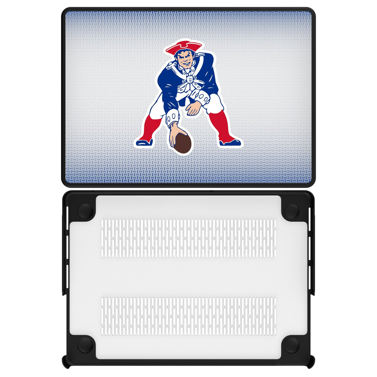 New England Patriots Historic Collection Linen Laptop Case for Apple MacBook 1