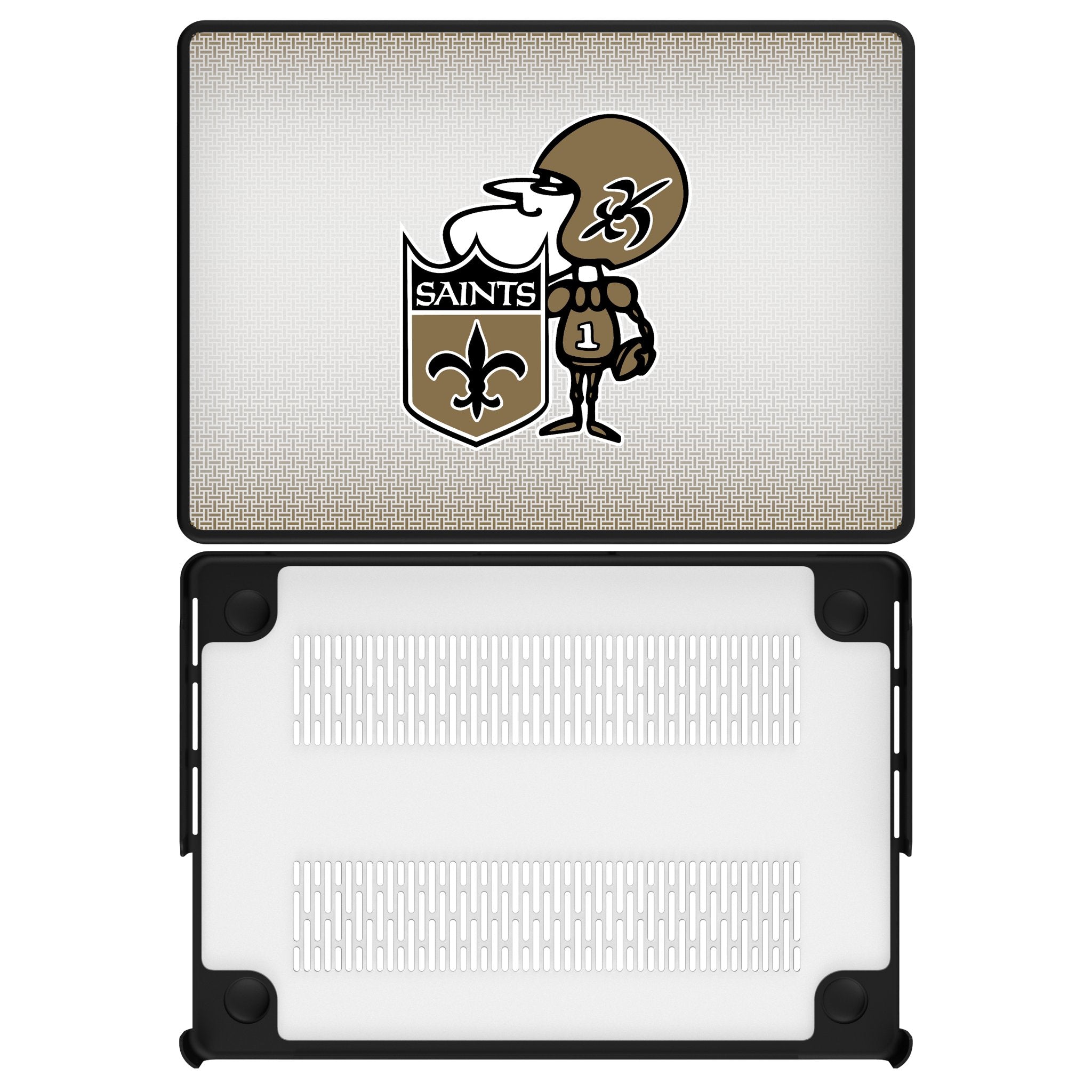 New Orleans Saints Historic Collection Linen Laptop Case for Apple MacBook 1