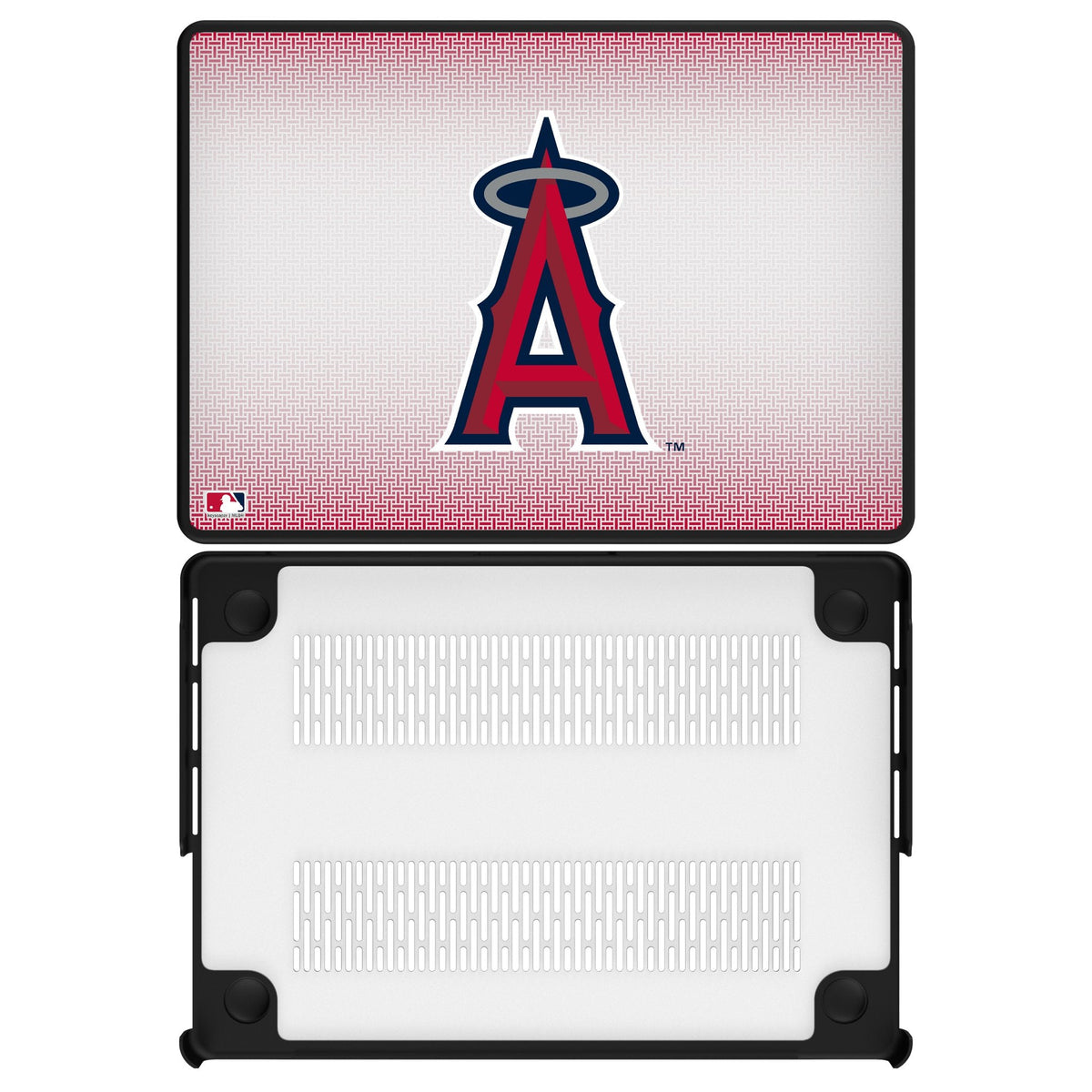 Los Angeles Angels Linen Laptop Case for Apple MacBook