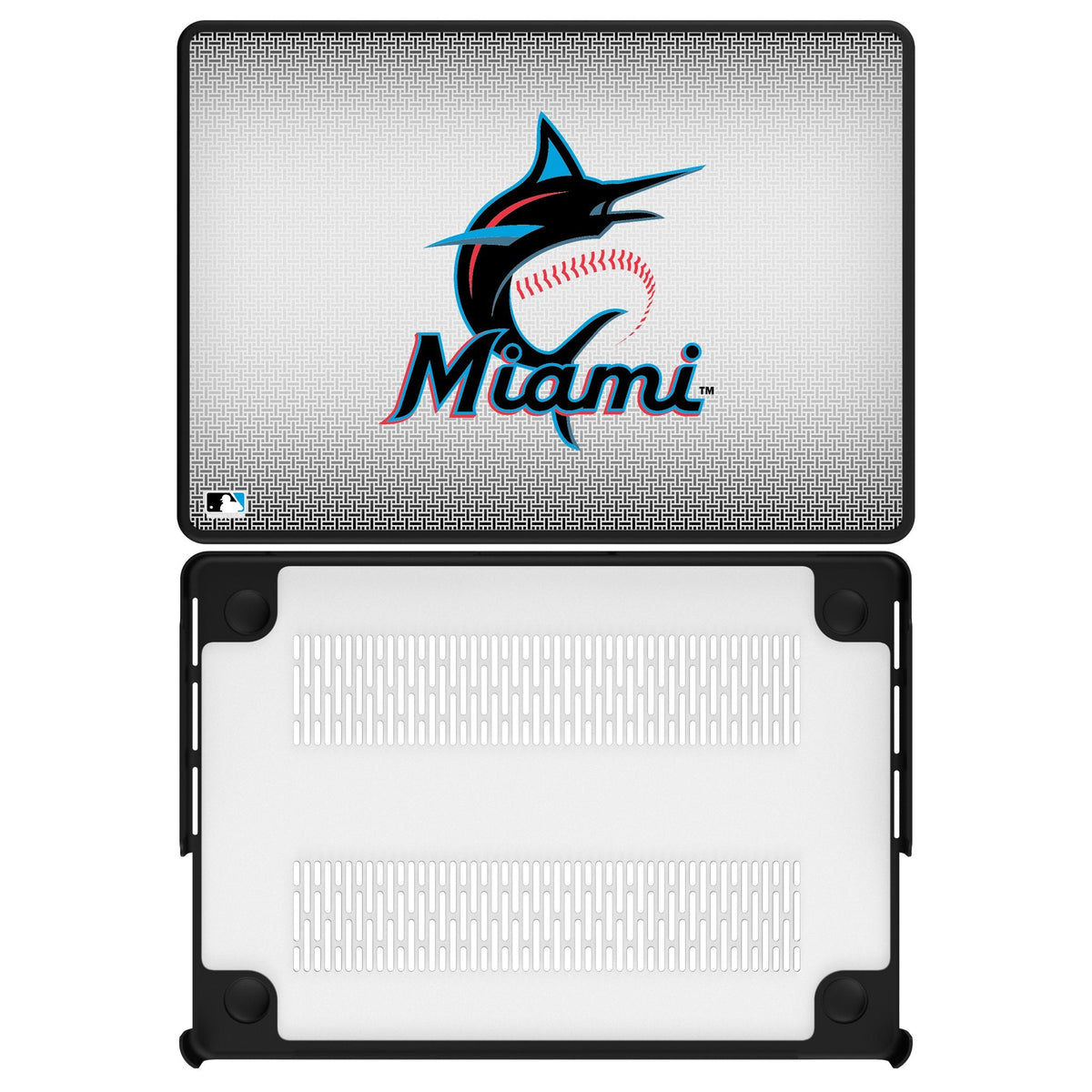 Miami Marlins Linen Laptop Case for Apple MacBook 1