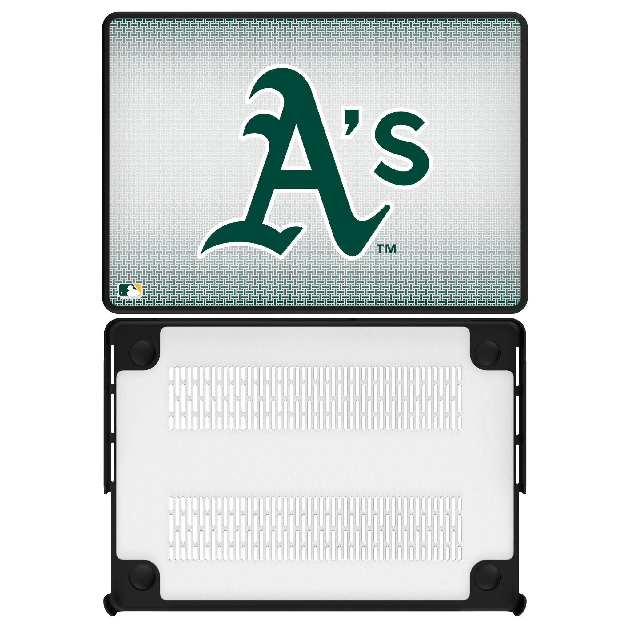Oakland Athletics Linen Laptop Case for Apple MacBook 1