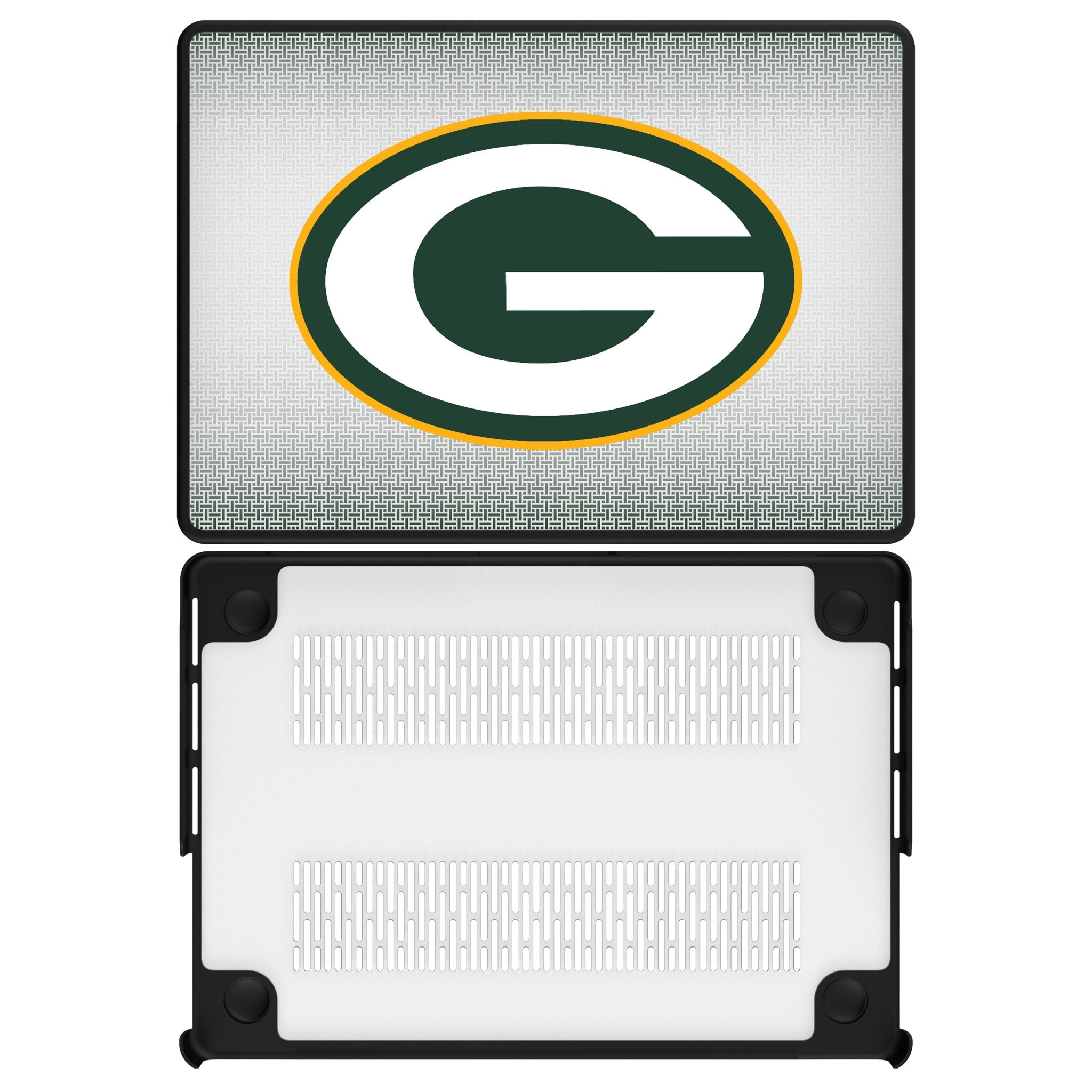 Green Bay Packers Linen Laptop Case for Apple MacBook 1