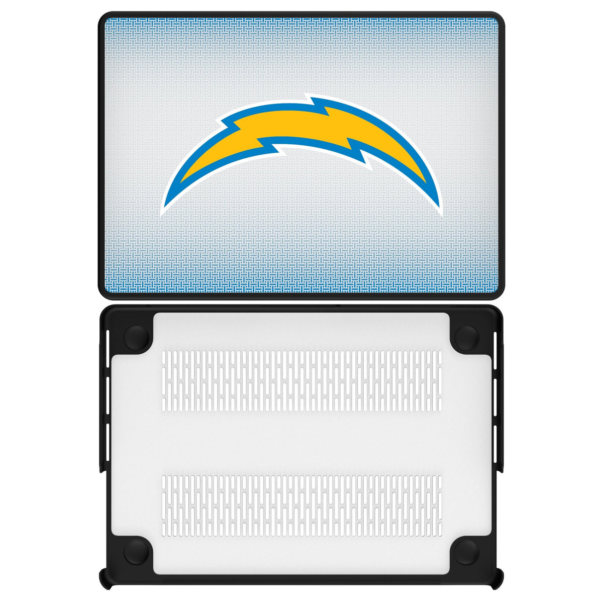Los Angeles Chargers Linen Laptop Case for Apple MacBook 1