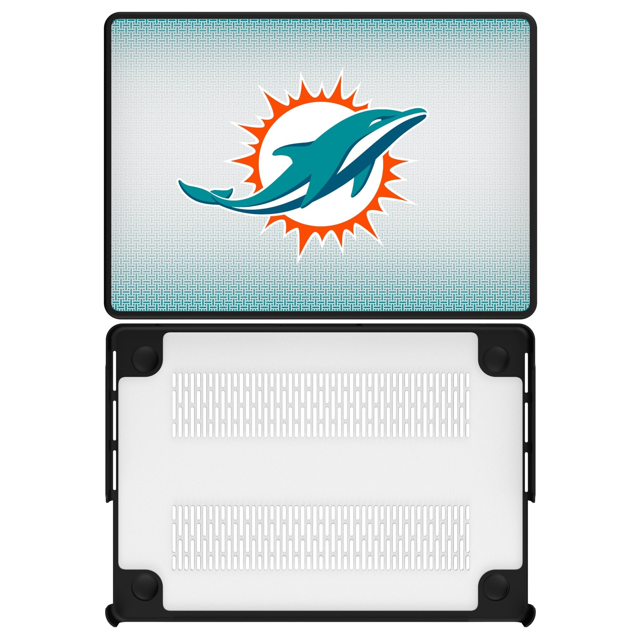 Miami Dolphins Linen Laptop Case for Apple MacBook 1