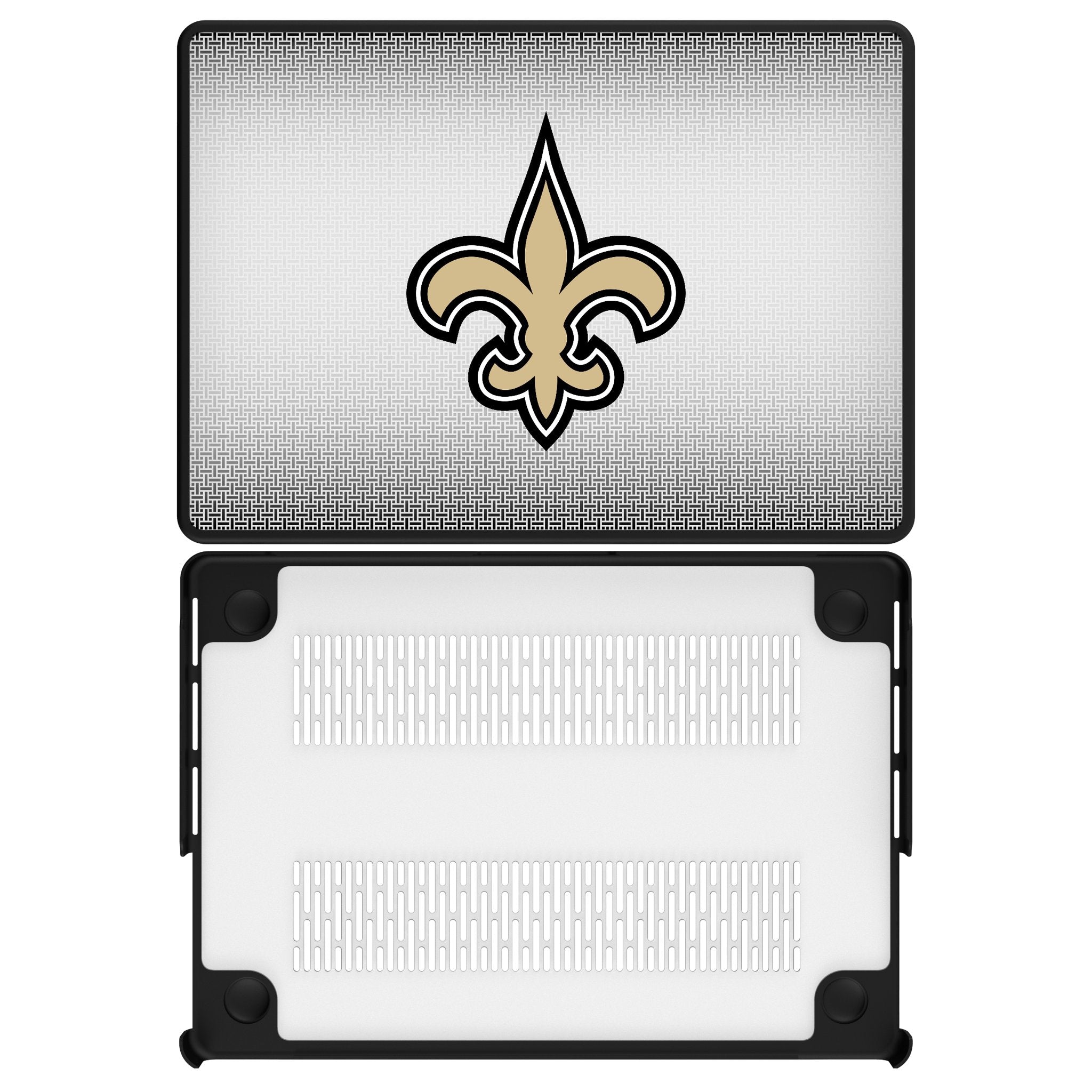 New Orleans Saints Linen Laptop Case for Apple MacBook 1