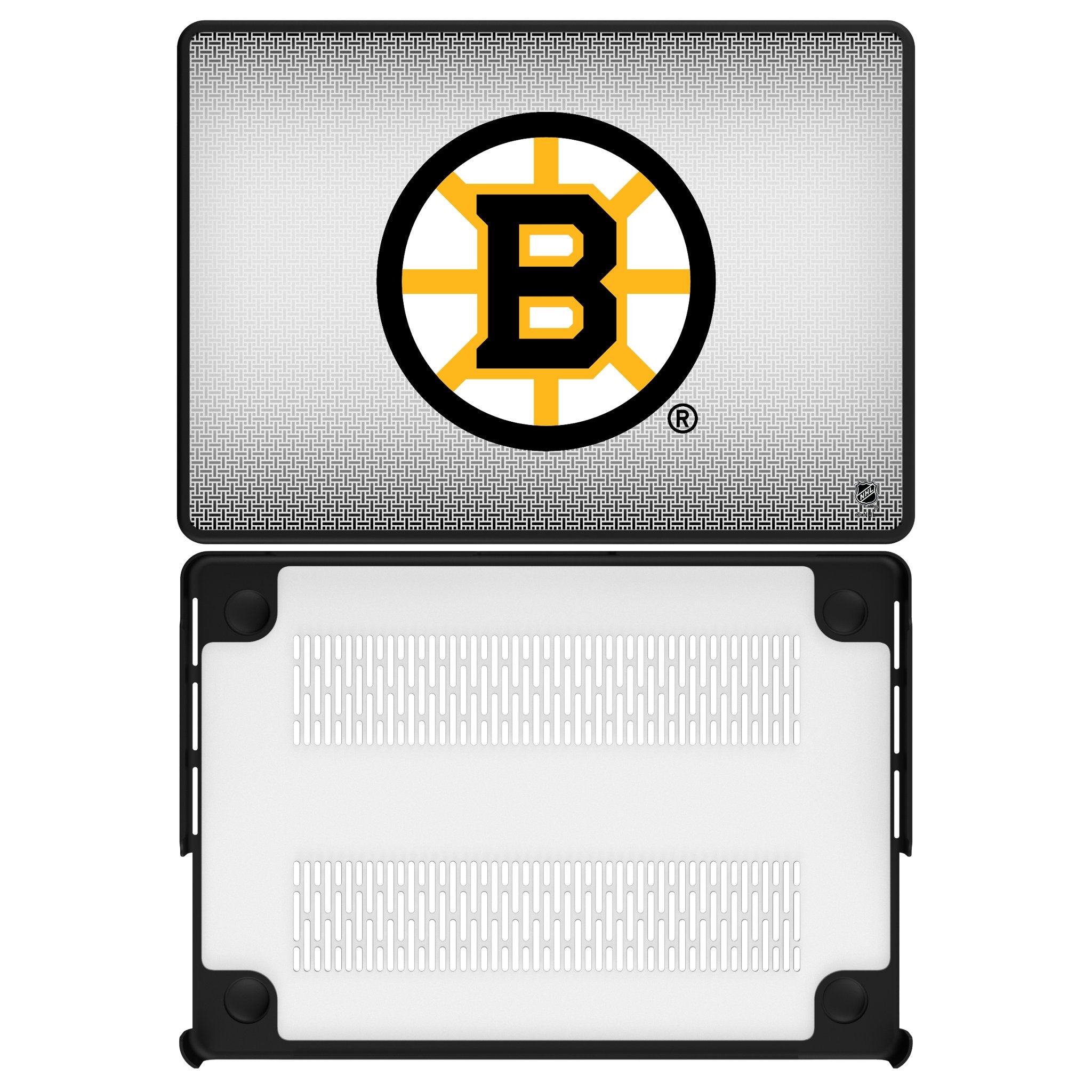 Boston Bruins Linen Laptop Case for Apple MacBook