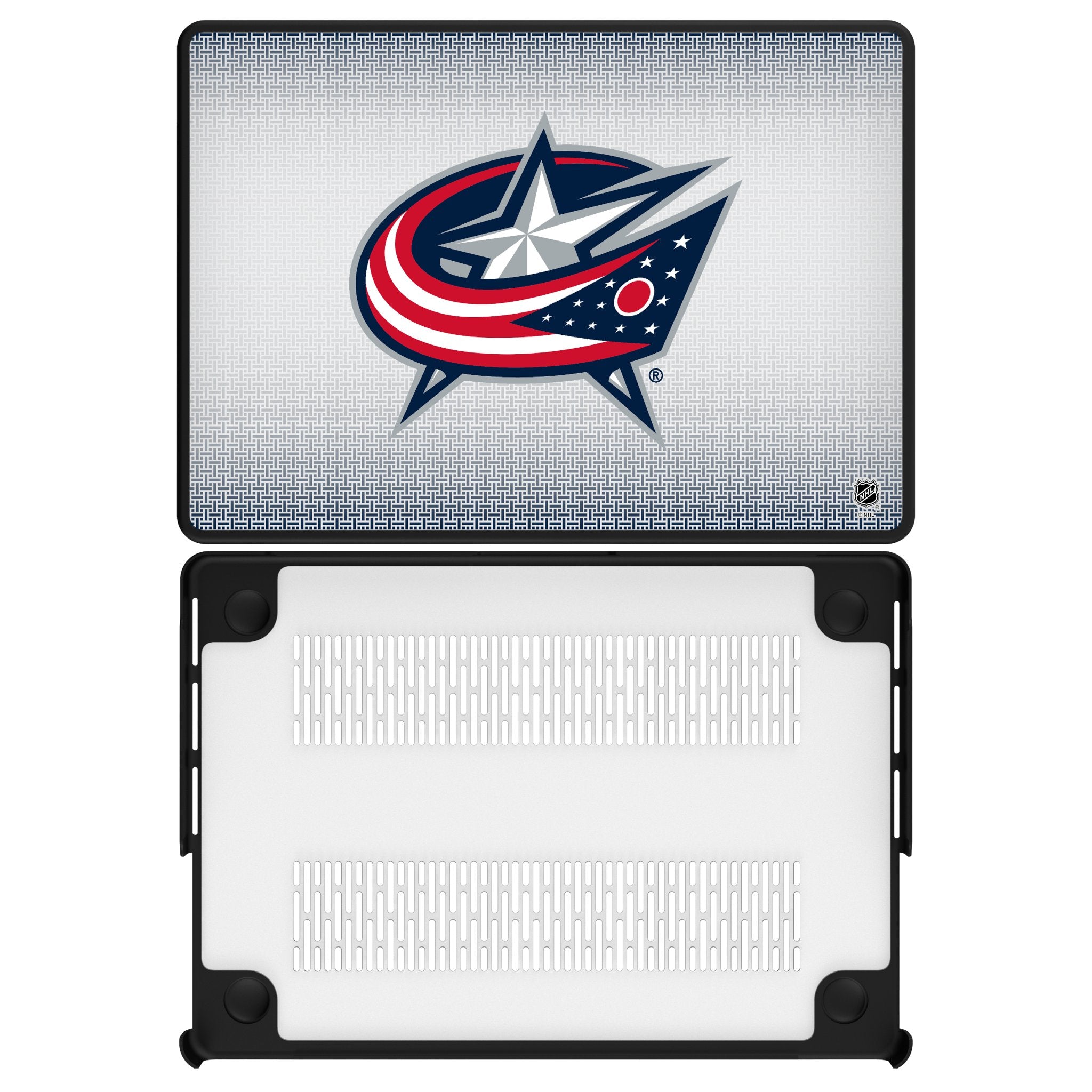 Columbus Blue Jackets Linen Laptop Case for Apple MacBook