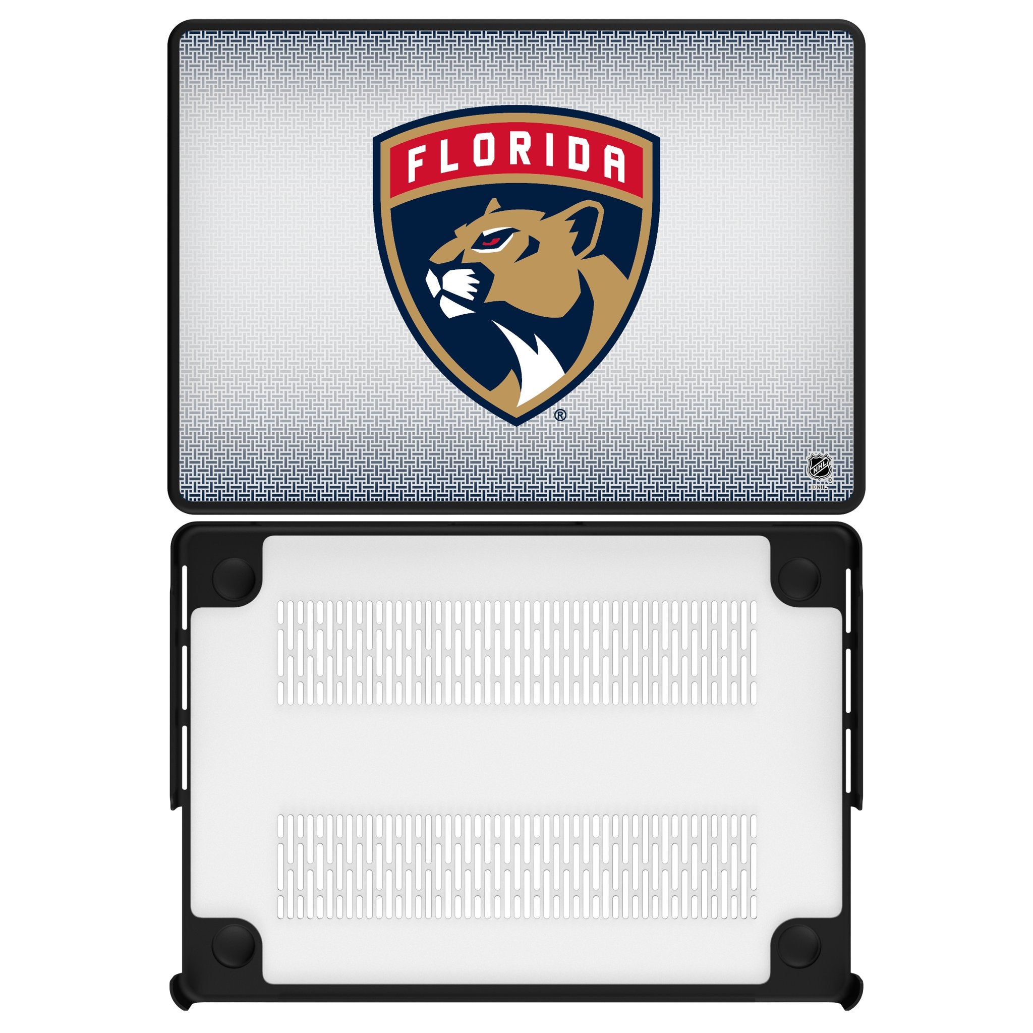 Florida Panthers Linen Laptop Case for Apple MacBook