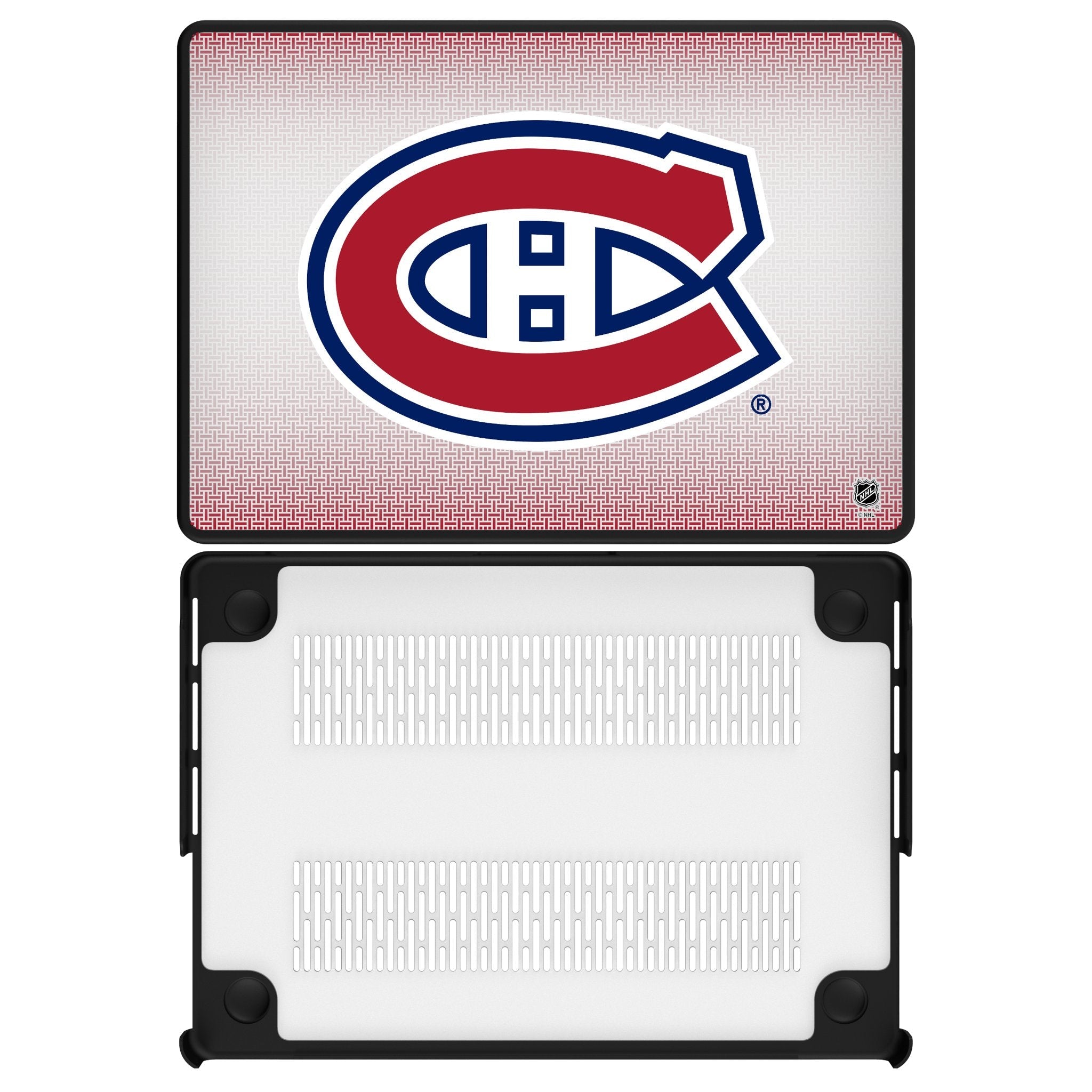 Montreal Canadiens Linen Laptop Case for Apple MacBook