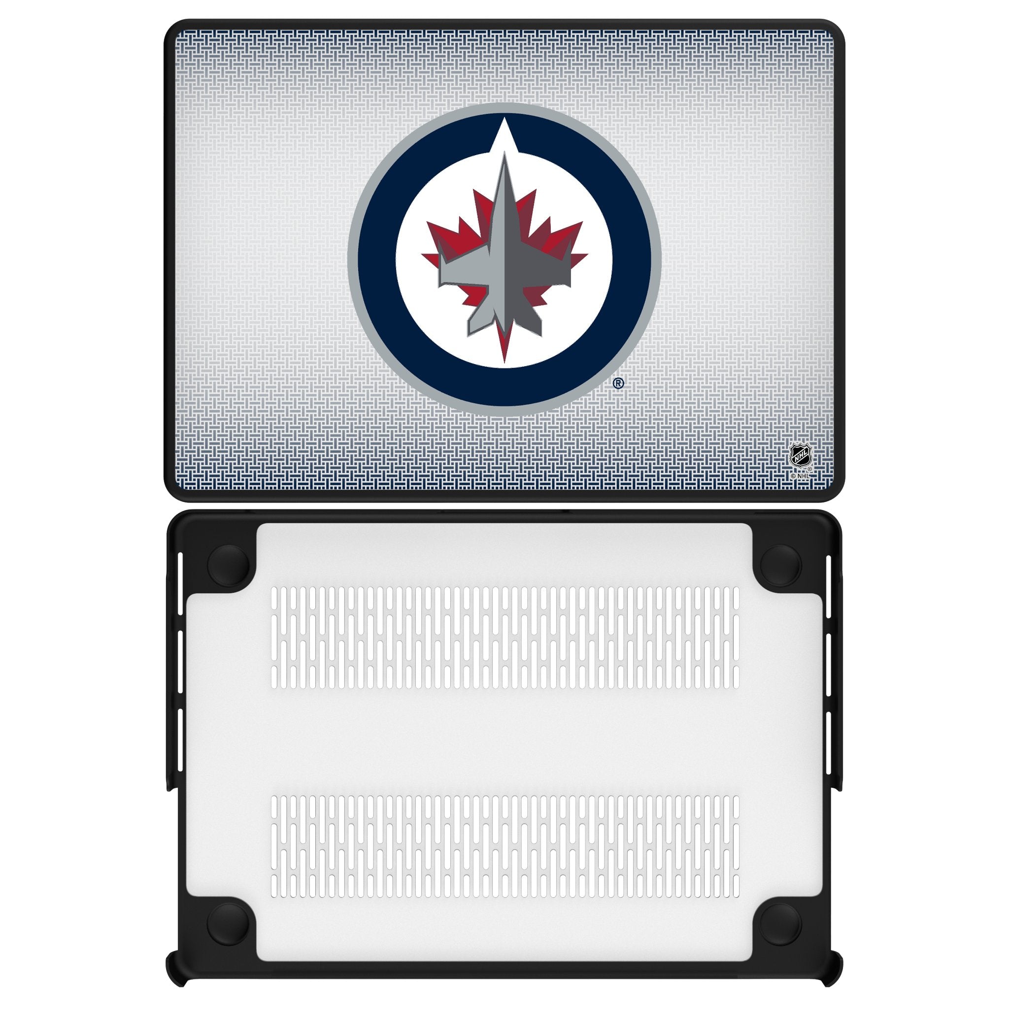 Winnipeg Jets Linen Laptop Case for Apple MacBook