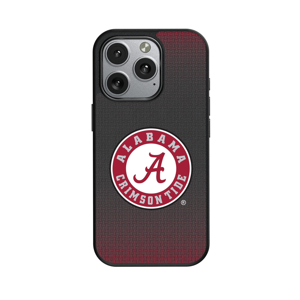University of Alabama Crimson Tide Linen MagSafe Compatible Phone Case for Apple iPhone 1