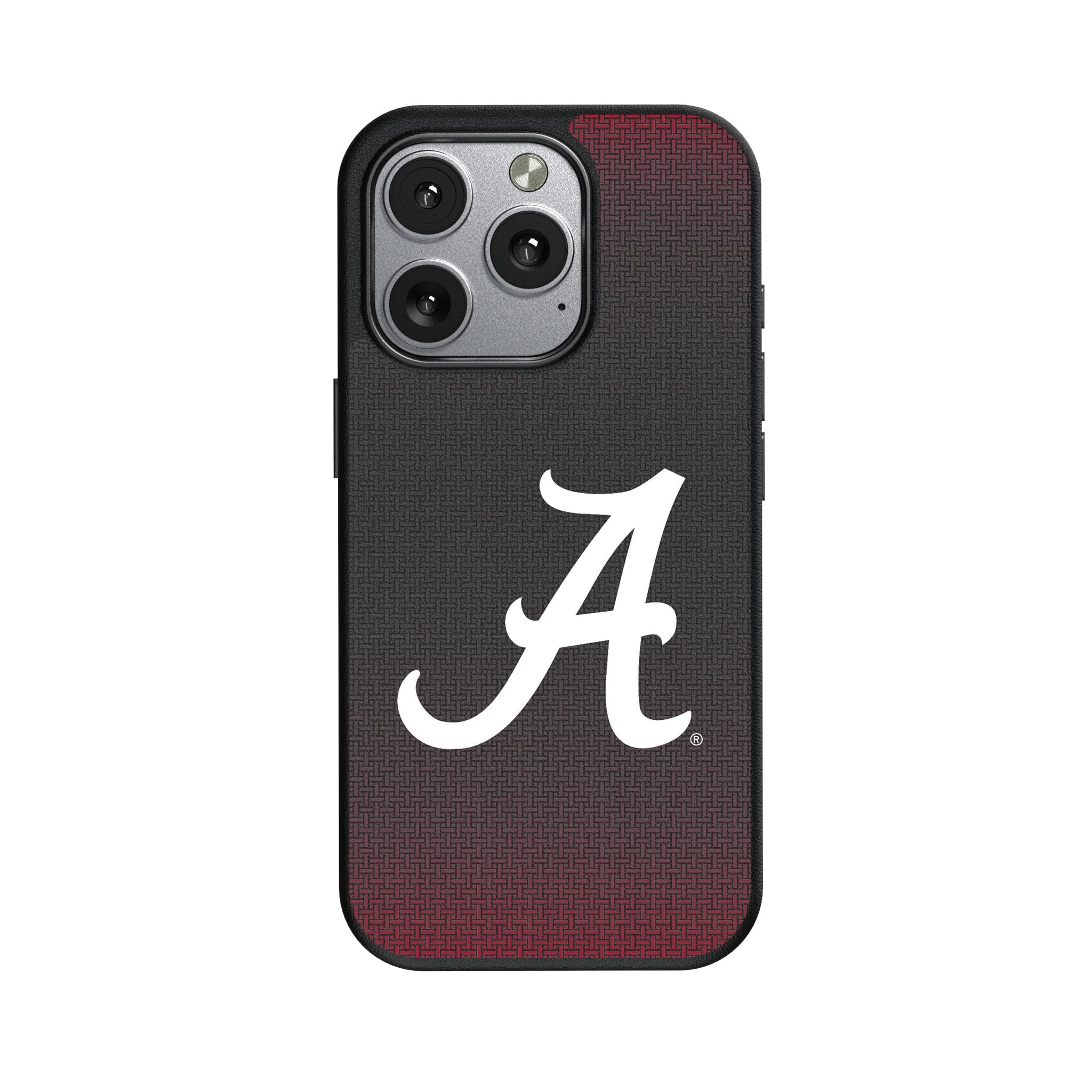 University of Alabama Crimson Tide Script A Linen MagSafe Compatible Phone Case for Apple iPhone