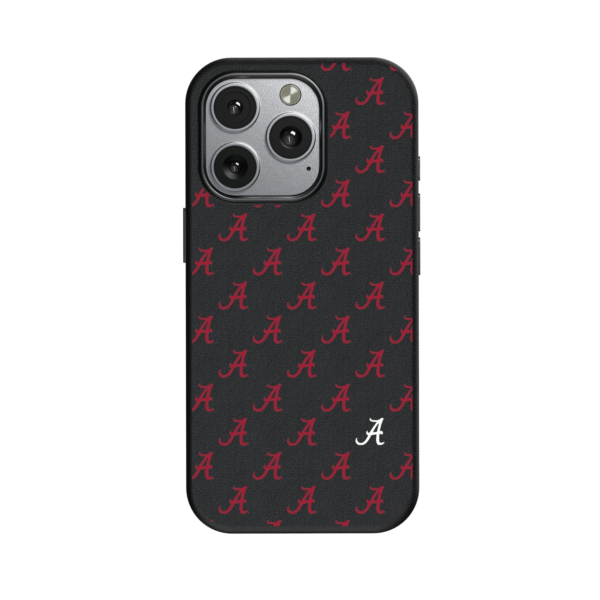 University of Alabama Crimson Tide Script A Fashion Pattern MagSafe Compatible Phone Case for Apple iPhone 1