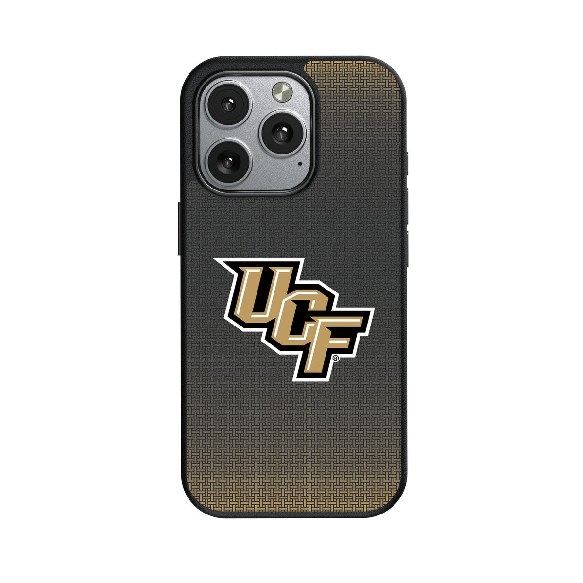 University of Central Florida Golden Knights Linen MagSafe Compatible Phone Case for Apple iPhone 1