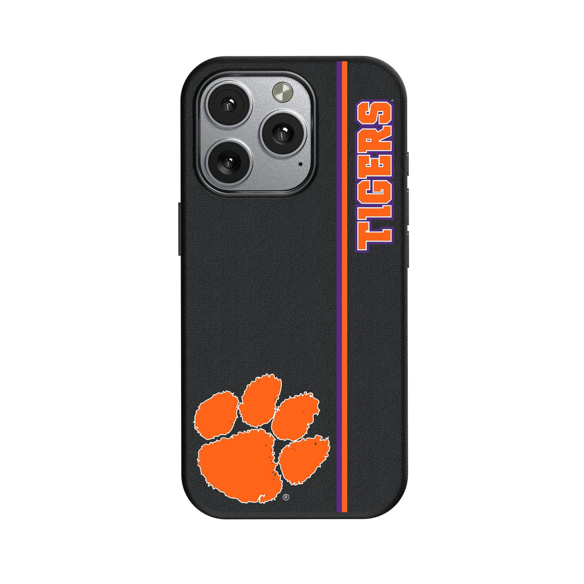 Clemson University Tigers Sidebar MagSafe Compatible Phone Case for Apple iPhone 1